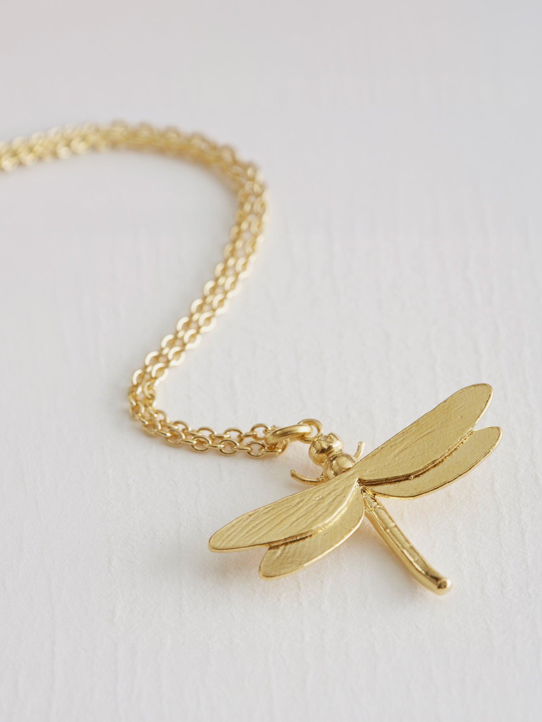 Dragonfly Necklace - image 5 | gold plate