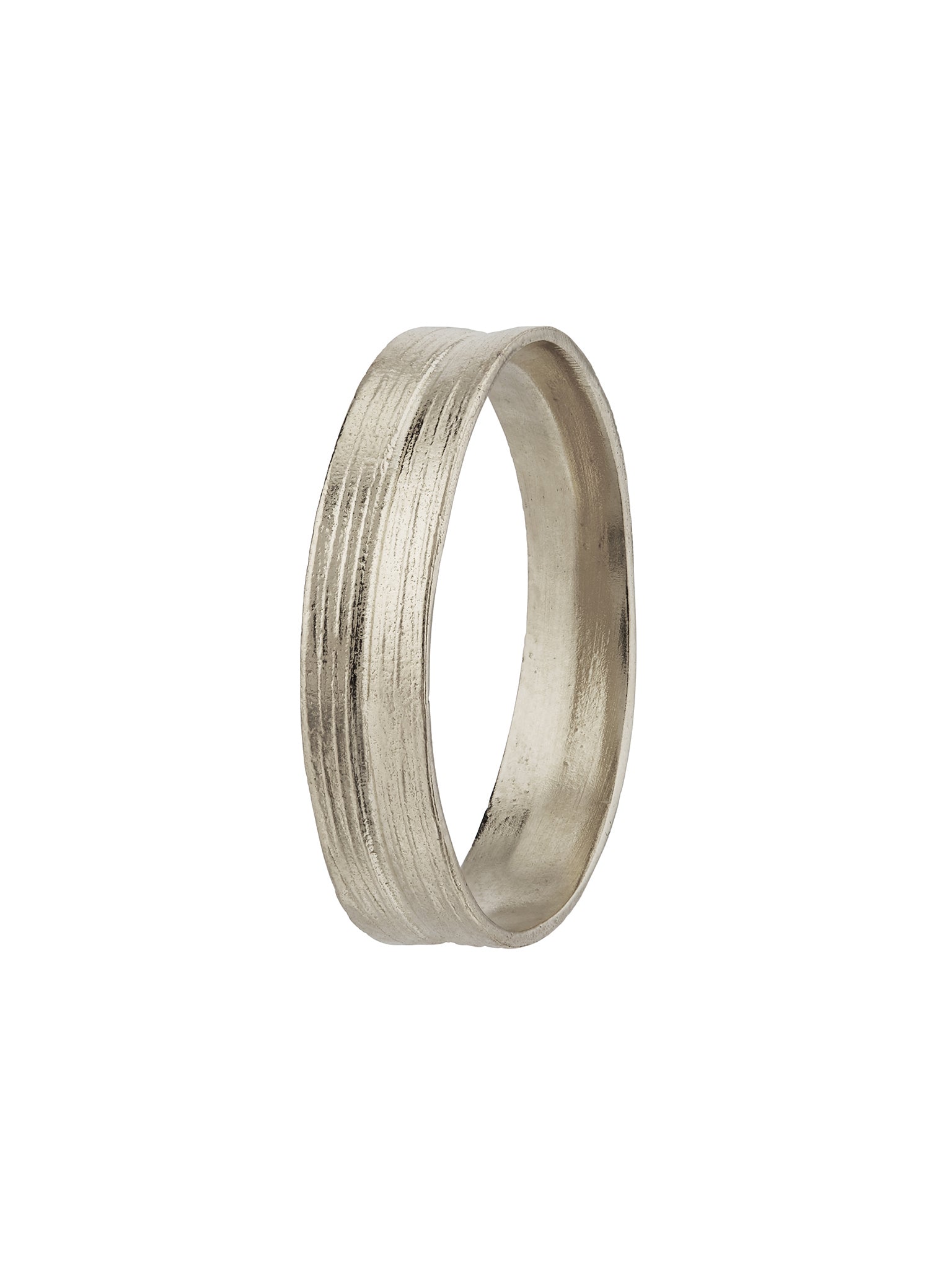 Grass Blade 3 mm Band - image 8 | platinum