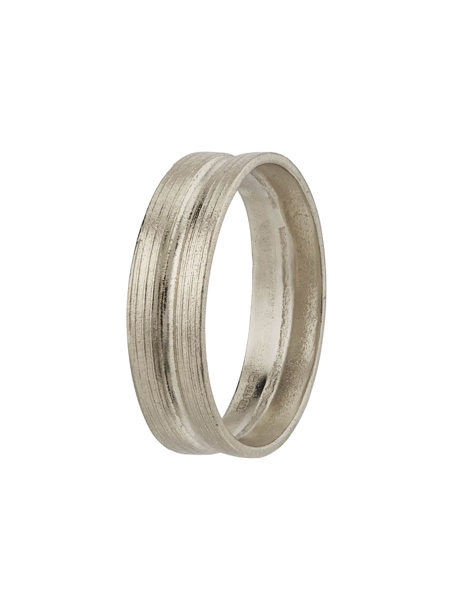 Grass Blade 5 mm Band - image 9 | platinum