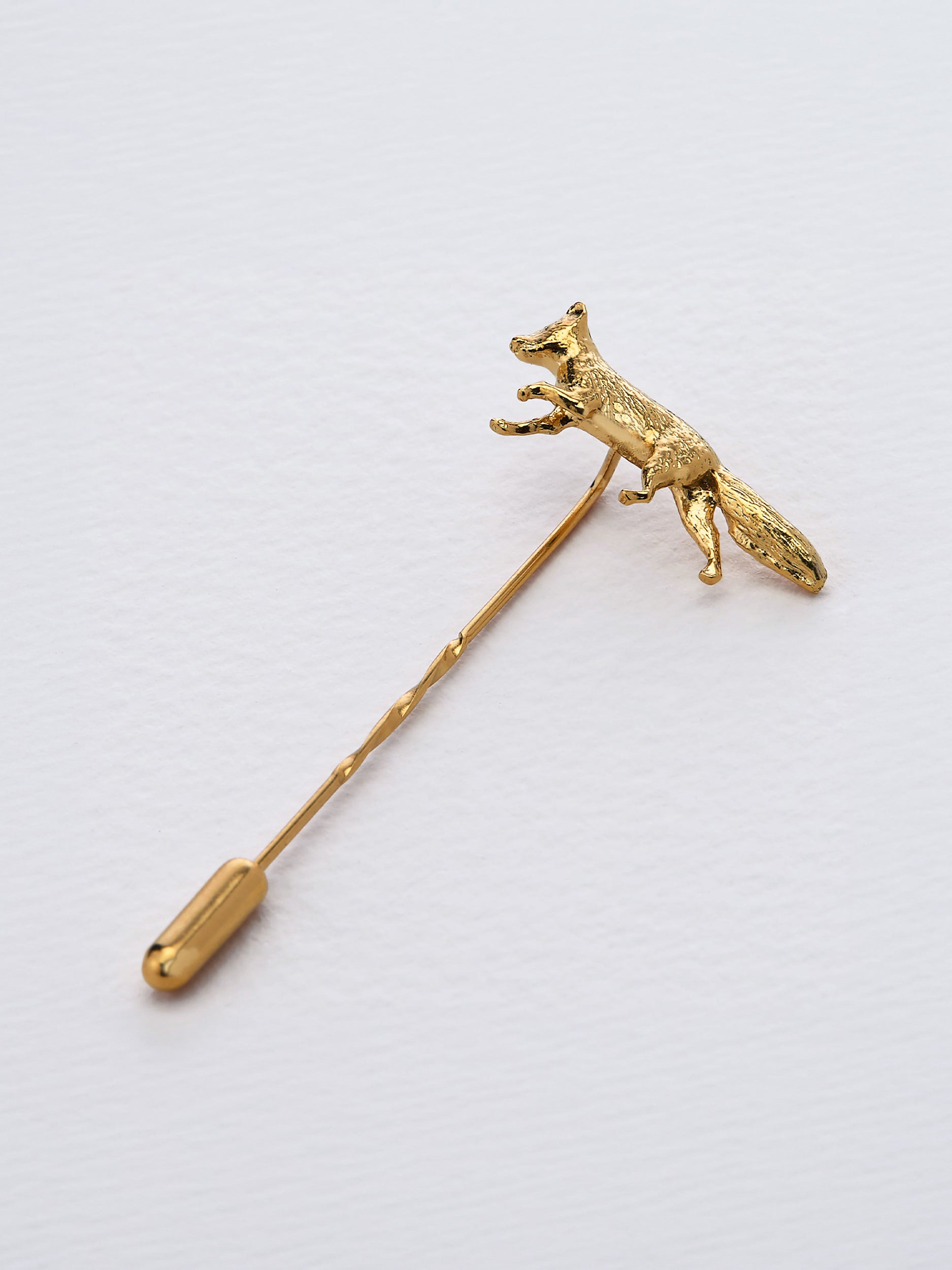 Fox Pin - image 3 | gold plate