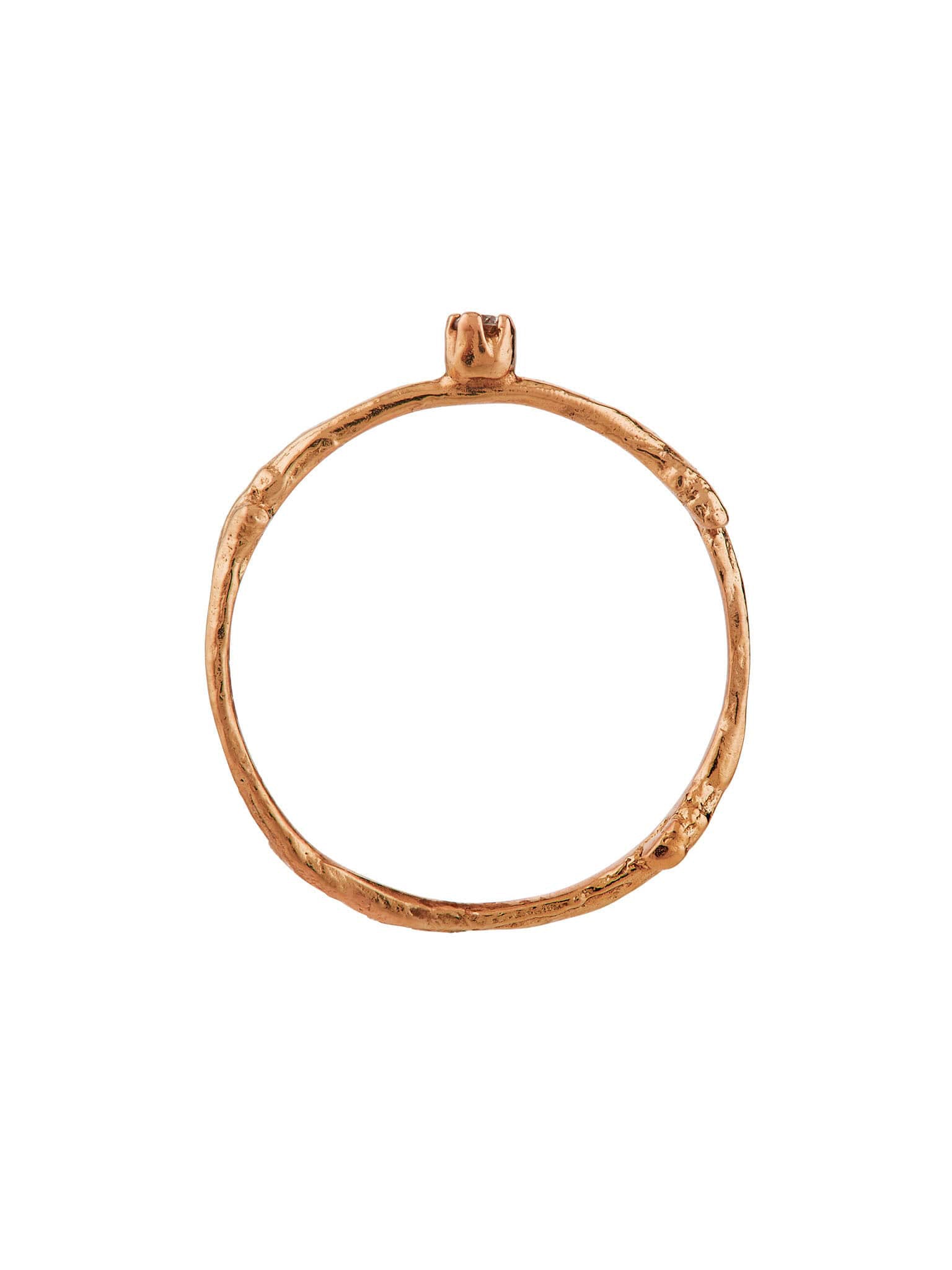 Fine Twig Diamond Ring - image 10 | 18ct rose gold
