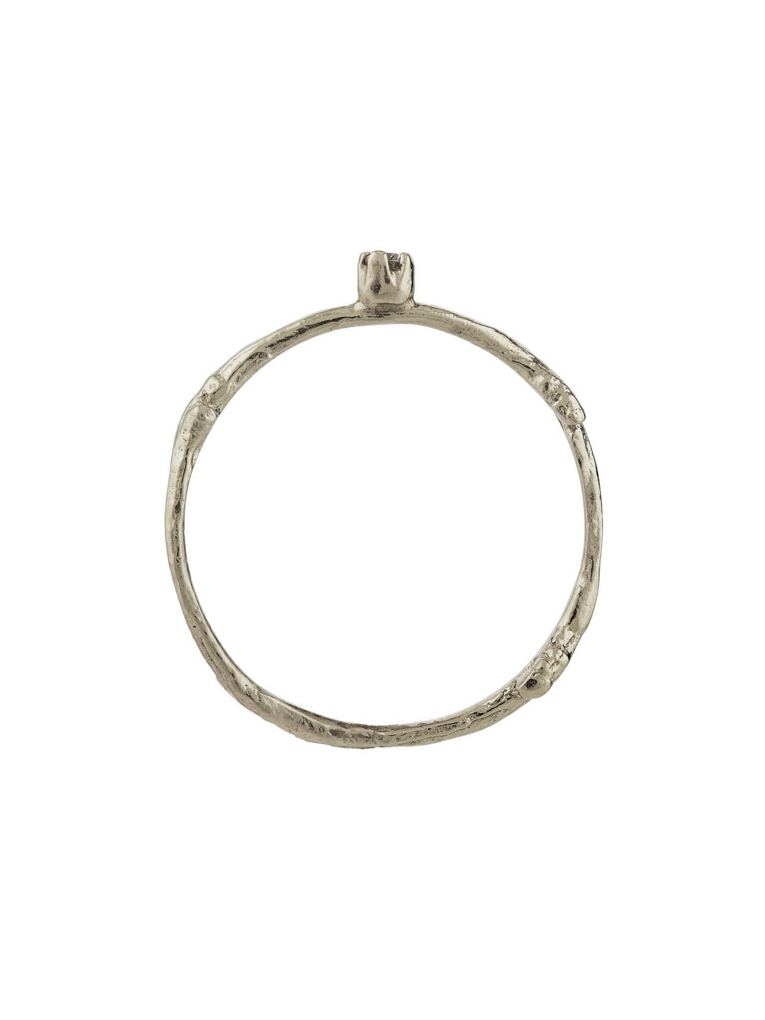 Fine Twig Diamond Ring - image 7 | 18ct white gold