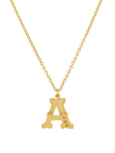 Just My Type Letter A Necklace
