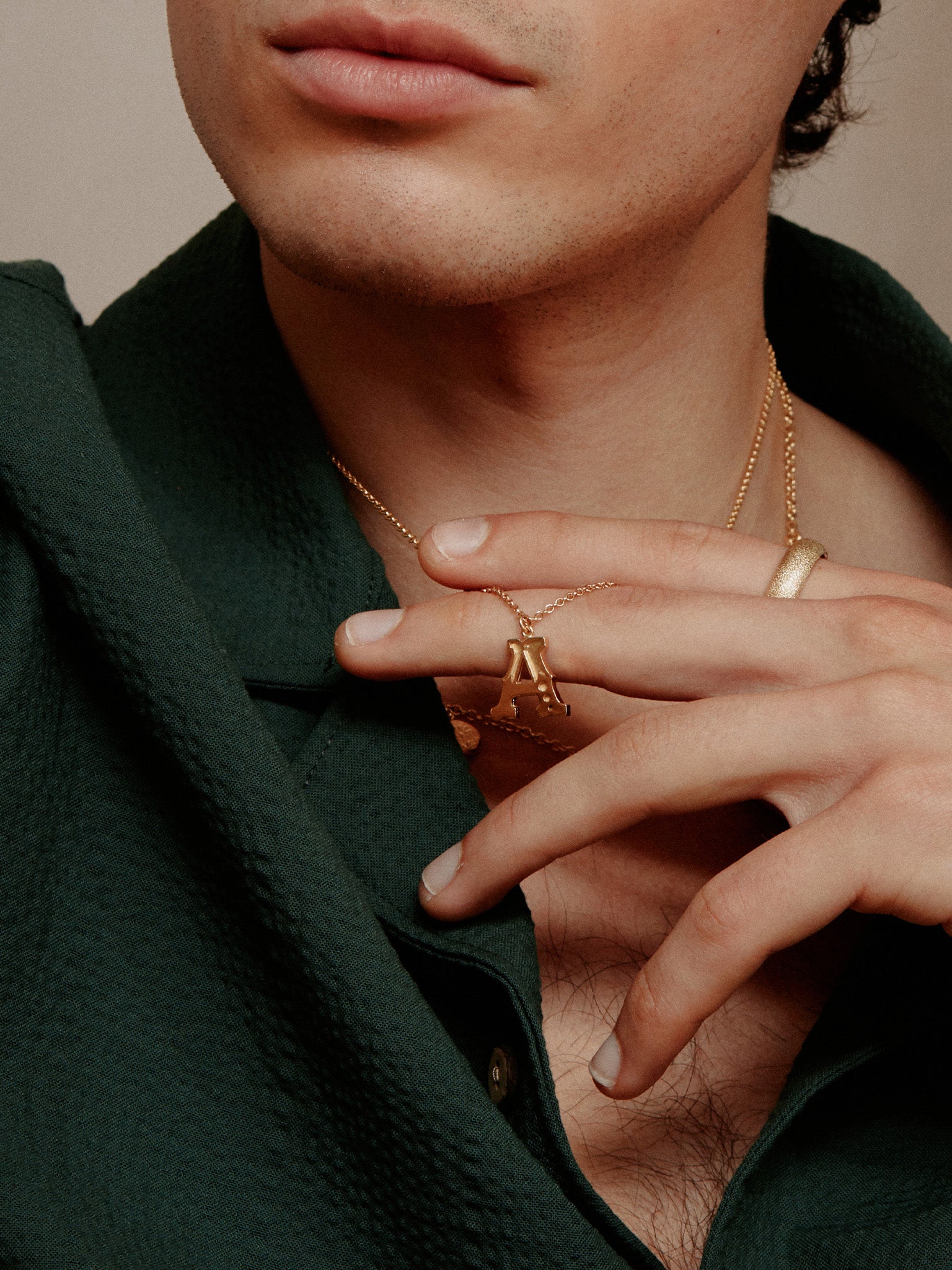 Just My Type Letter A Necklace - image 4