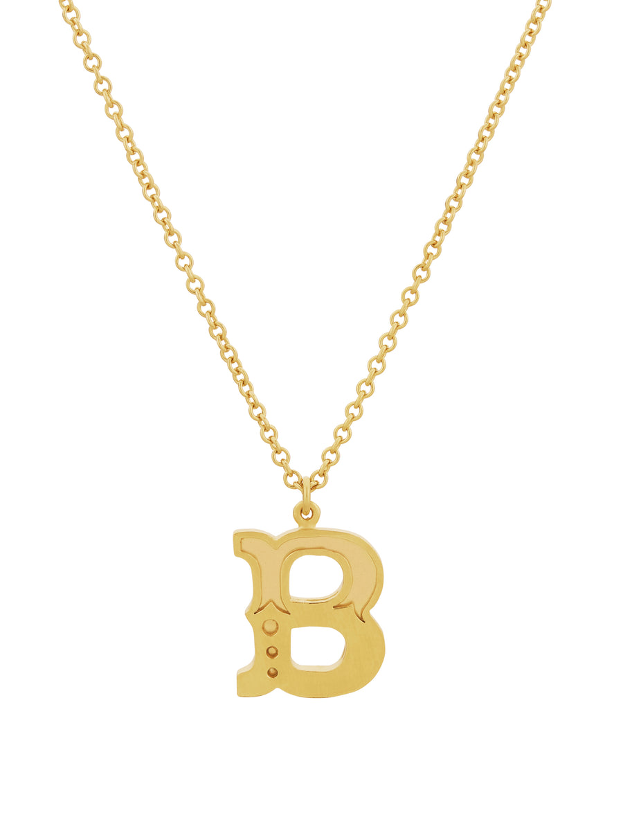 Just My Type Letter B Necklace