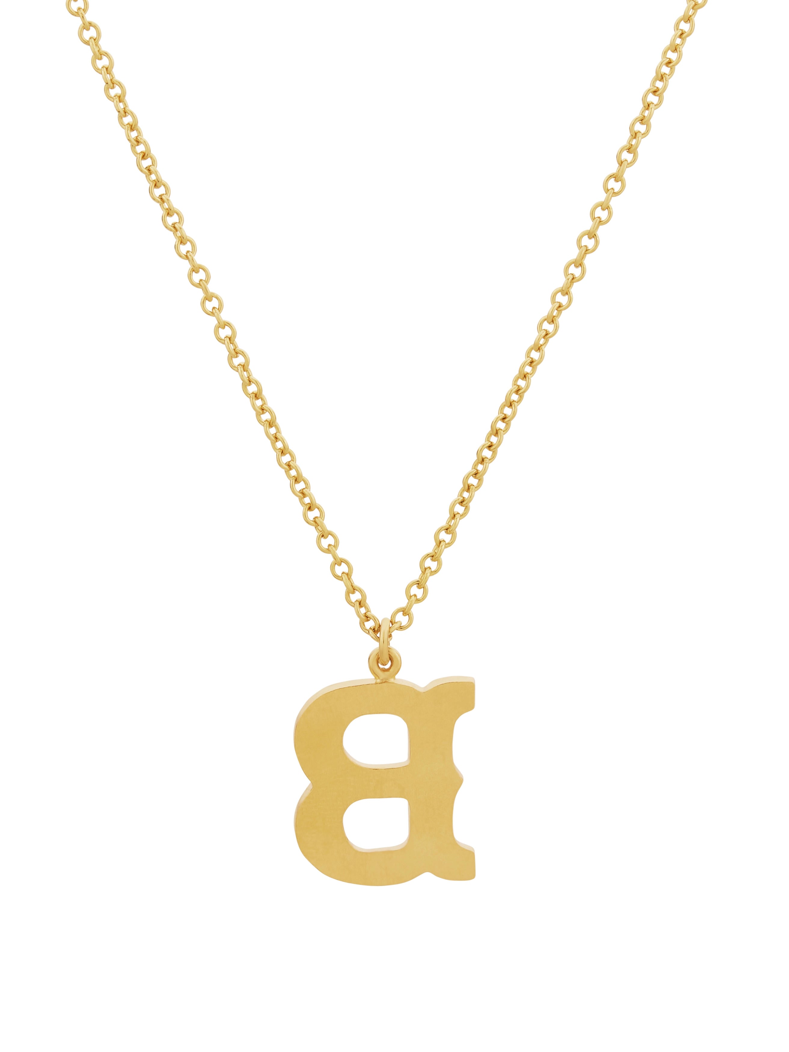 Just My Type Letter B Necklace - image 5 | gold plate