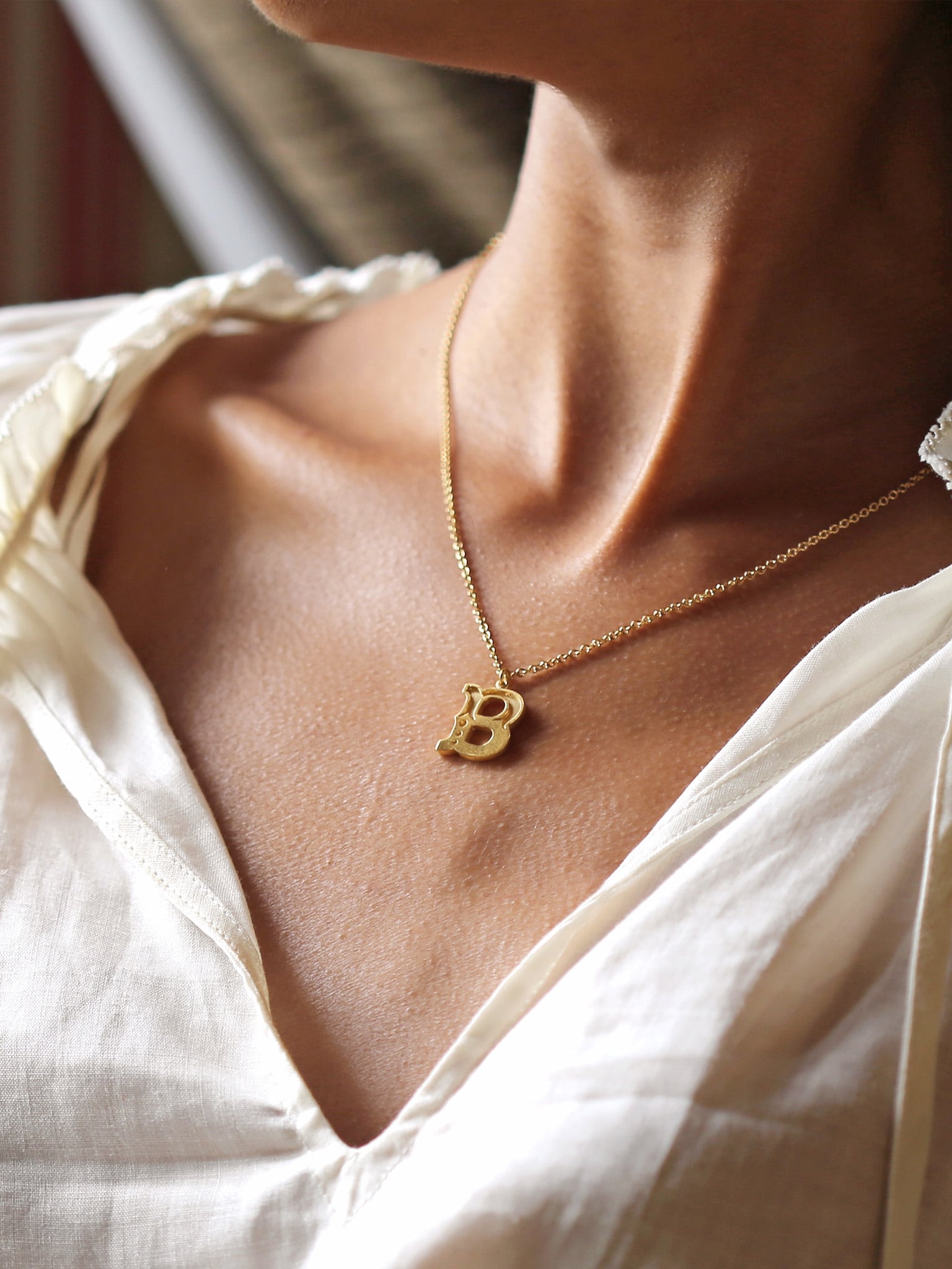Just My Type Letter B Necklace - image 2