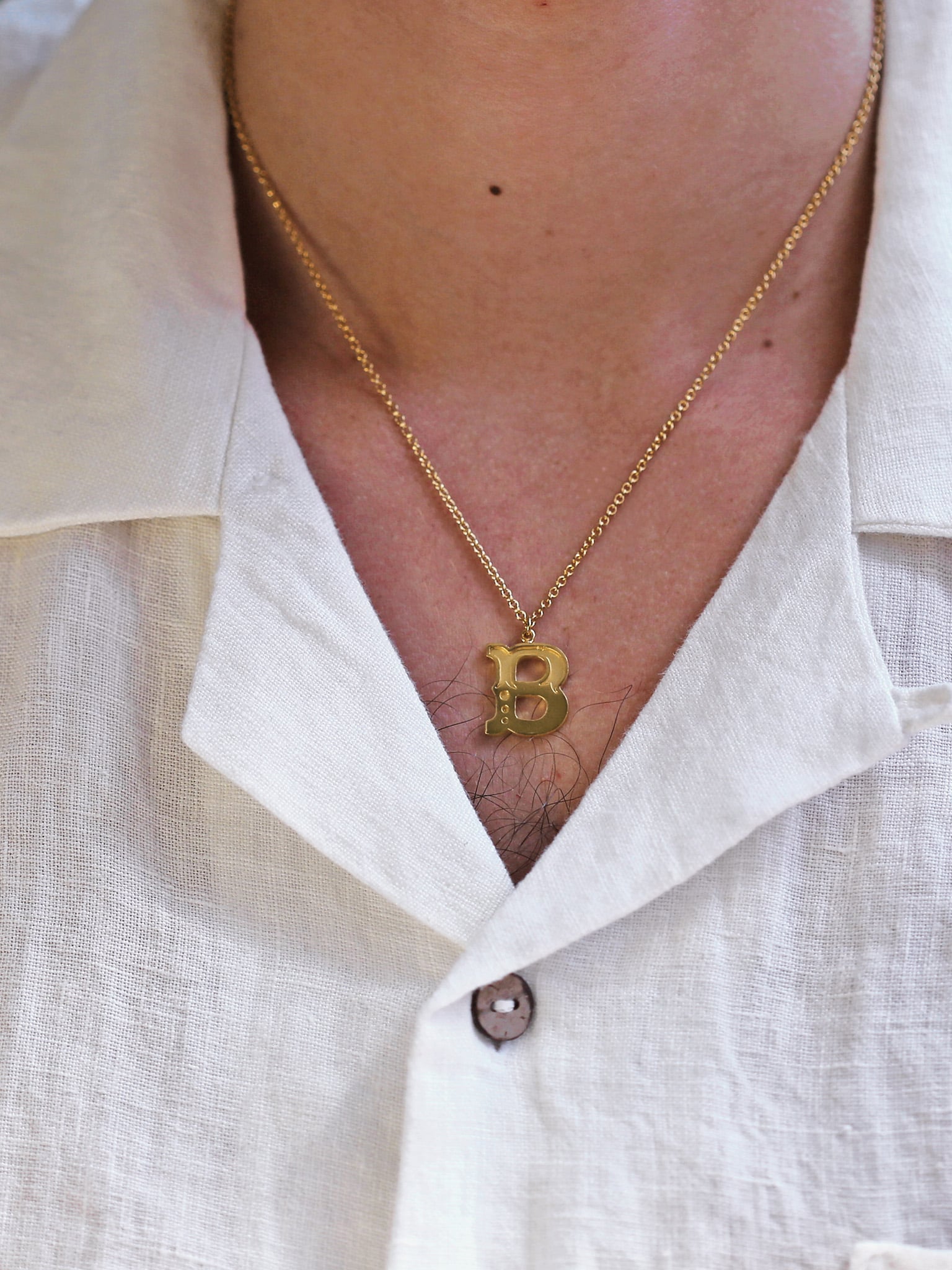Just My Type Letter B Necklace - image 3
