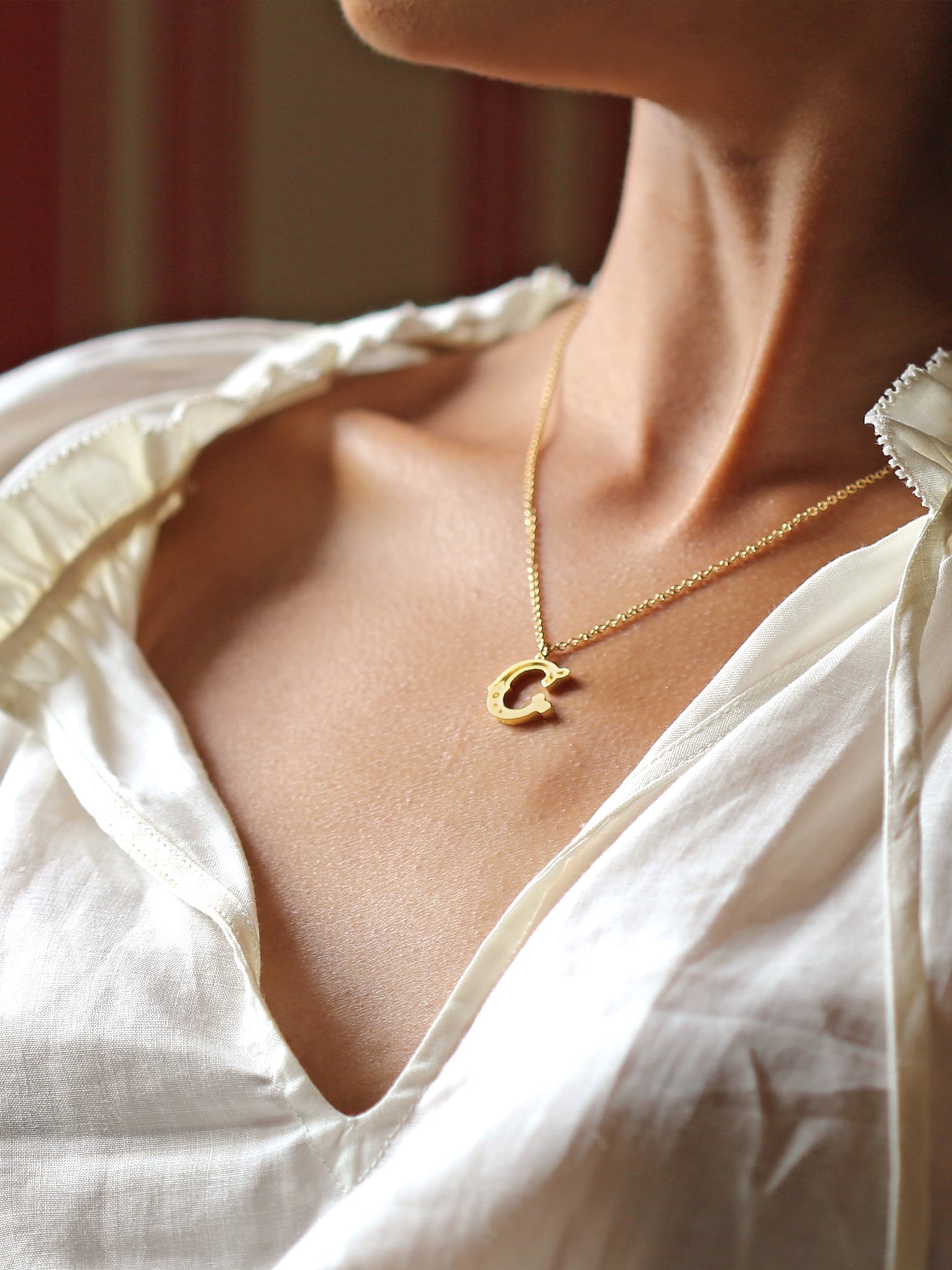 Just My Type Letter C Necklace - image 2