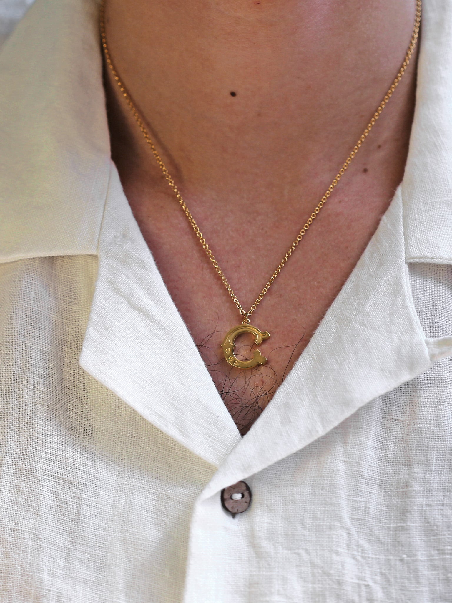 Just My Type Letter C Necklace - image 3