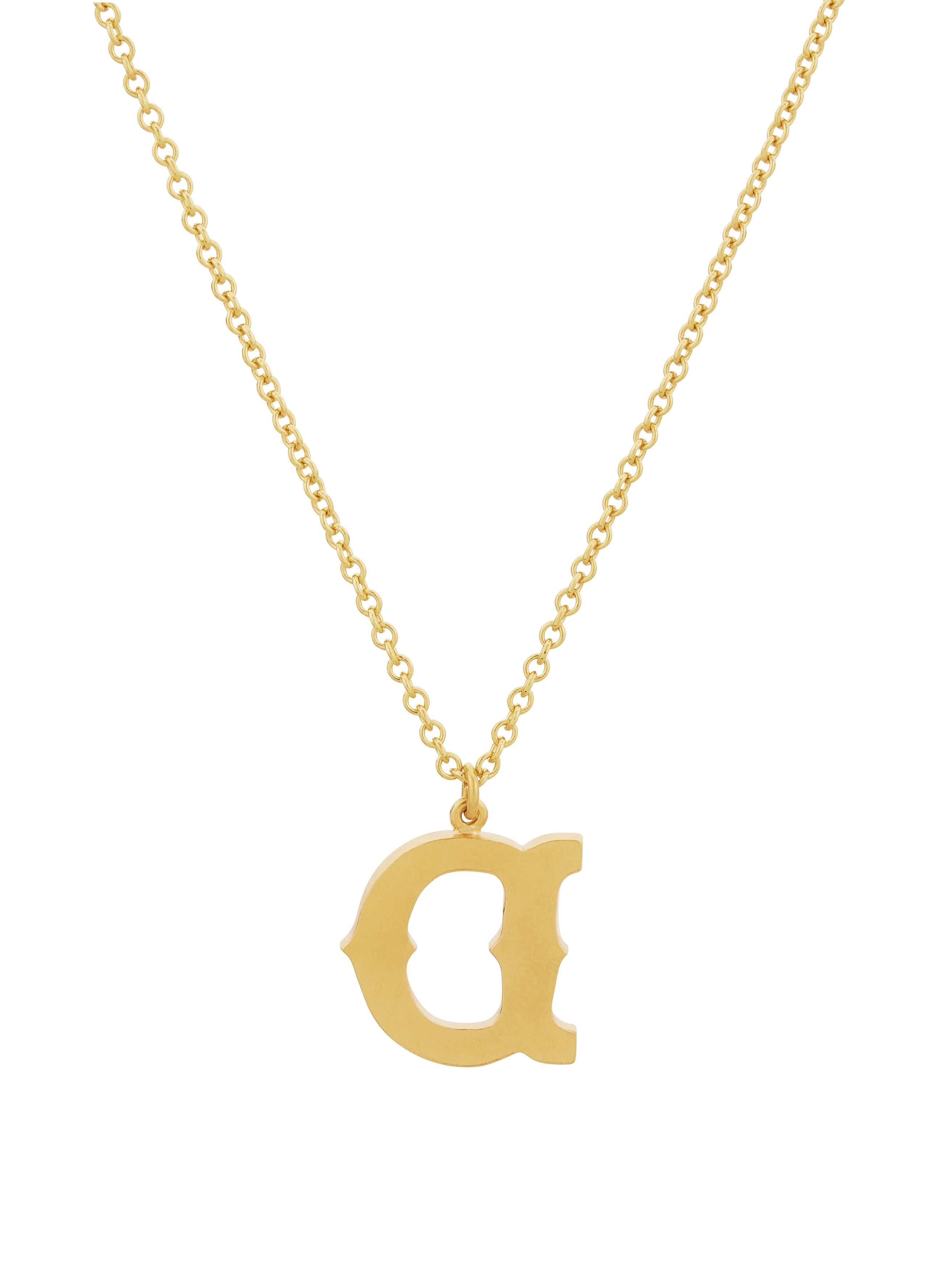 Just My Type Letter D Necklace - image 5 | gold plate