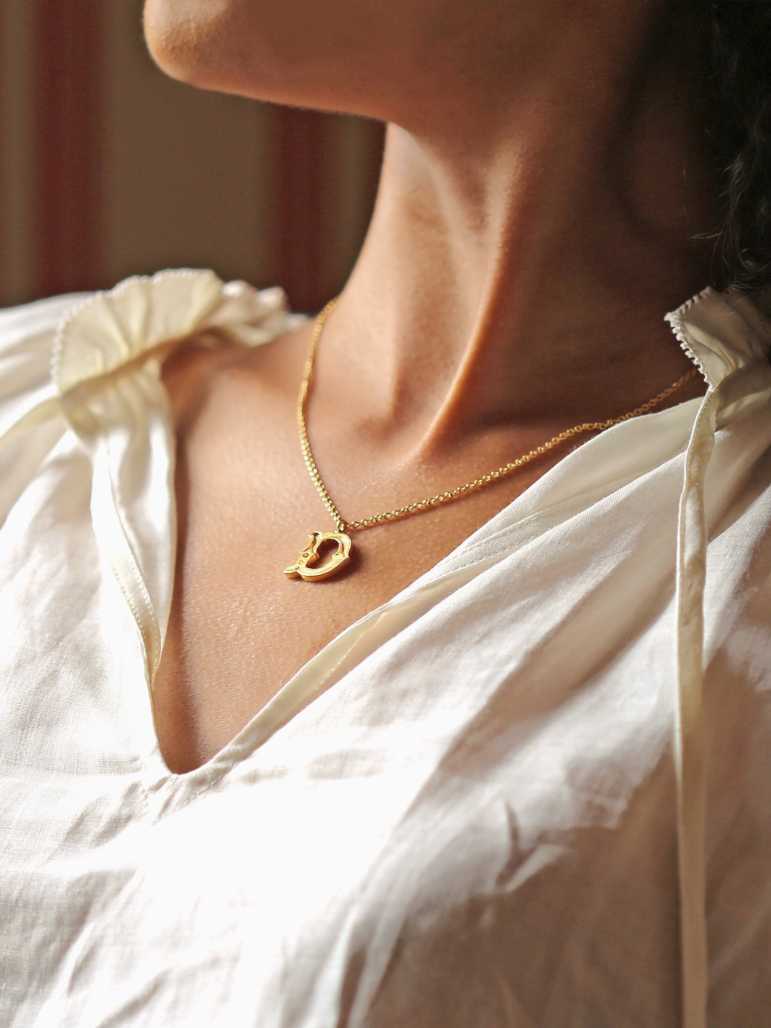 Just My Type Letter D Necklace - image 2