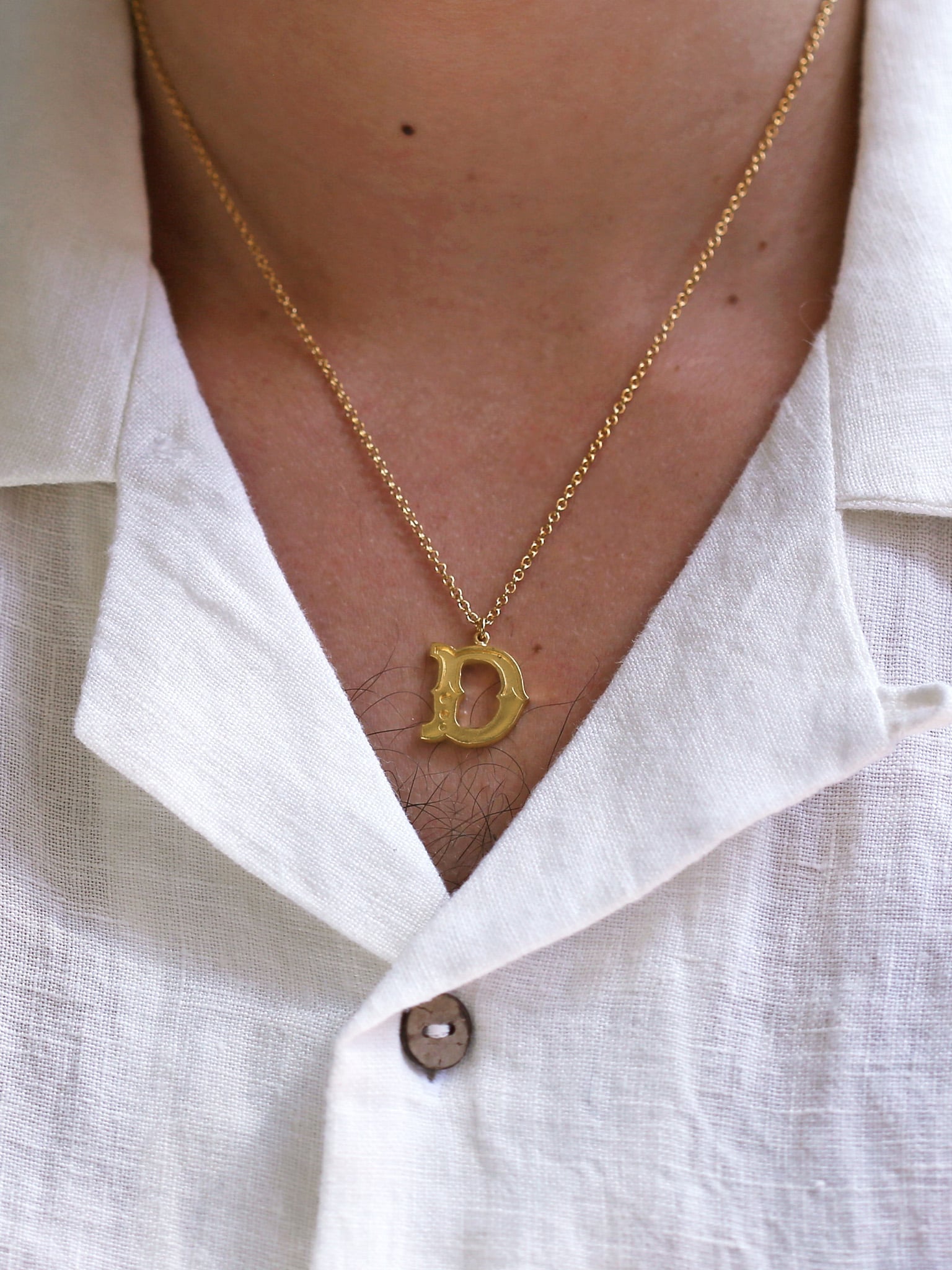 Just My Type Letter D Necklace - image 3