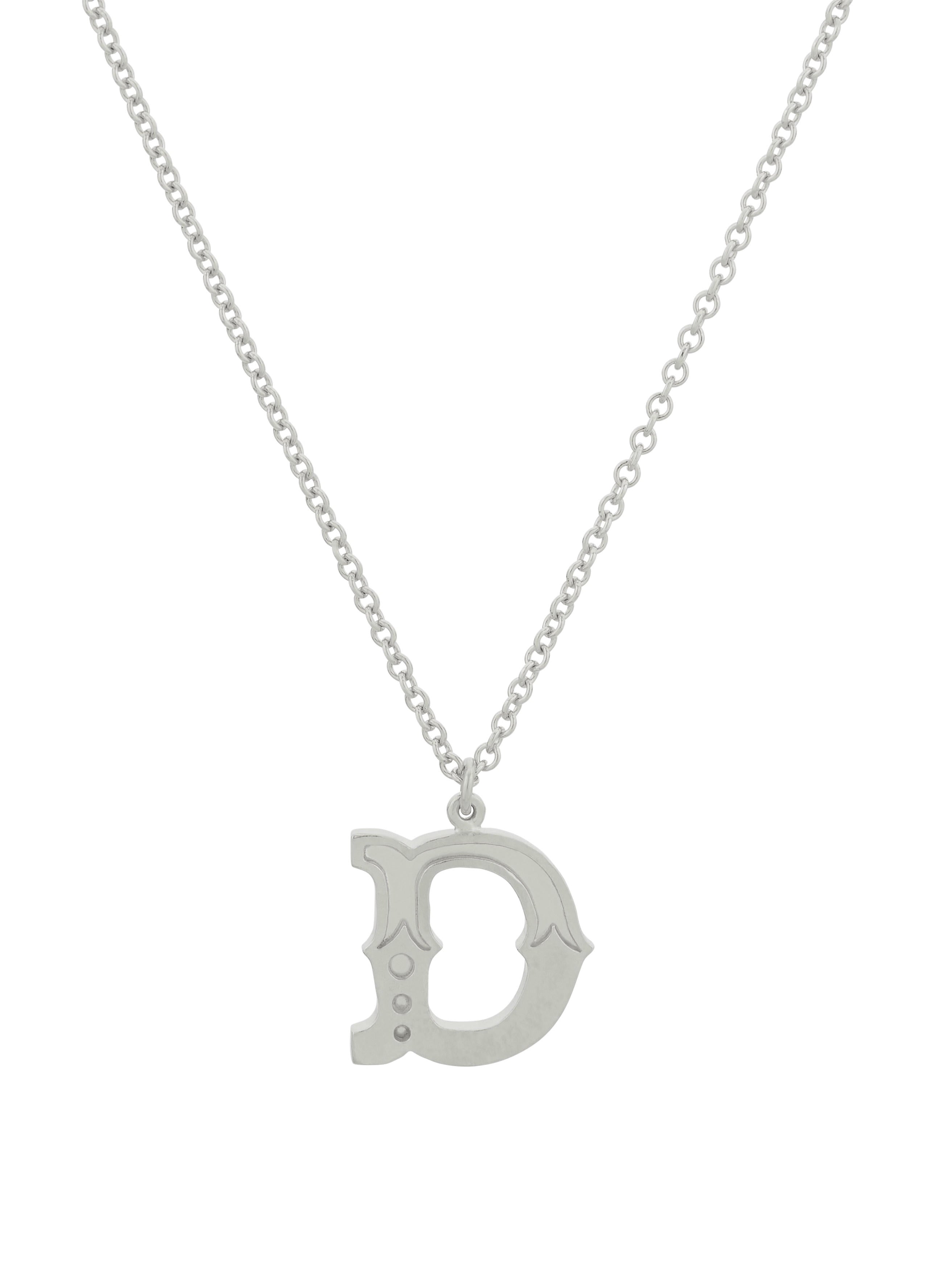 Just My Type Letter D Necklace - image 6 | silver