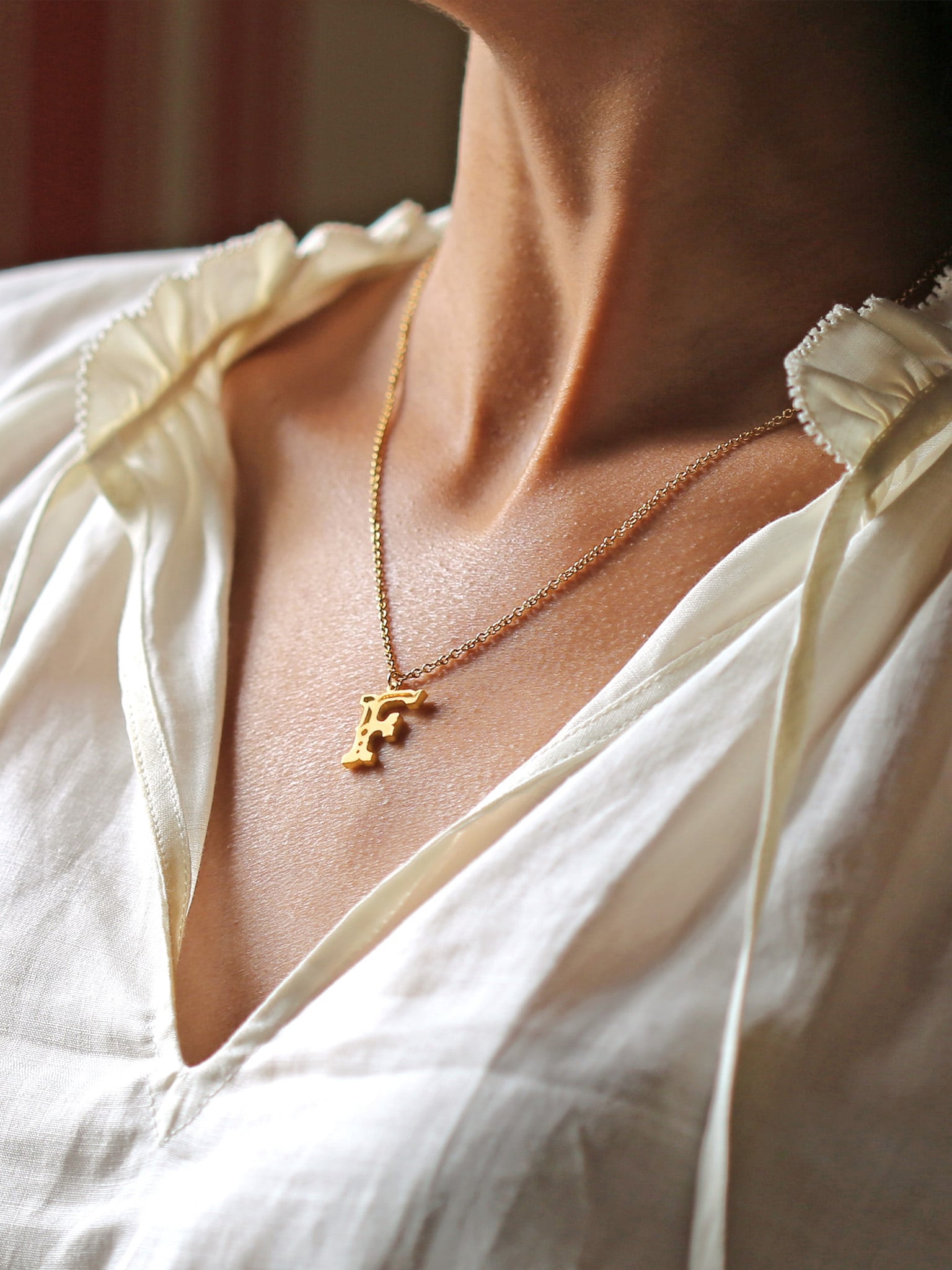 Just My Type Letter G Necklace - image 2