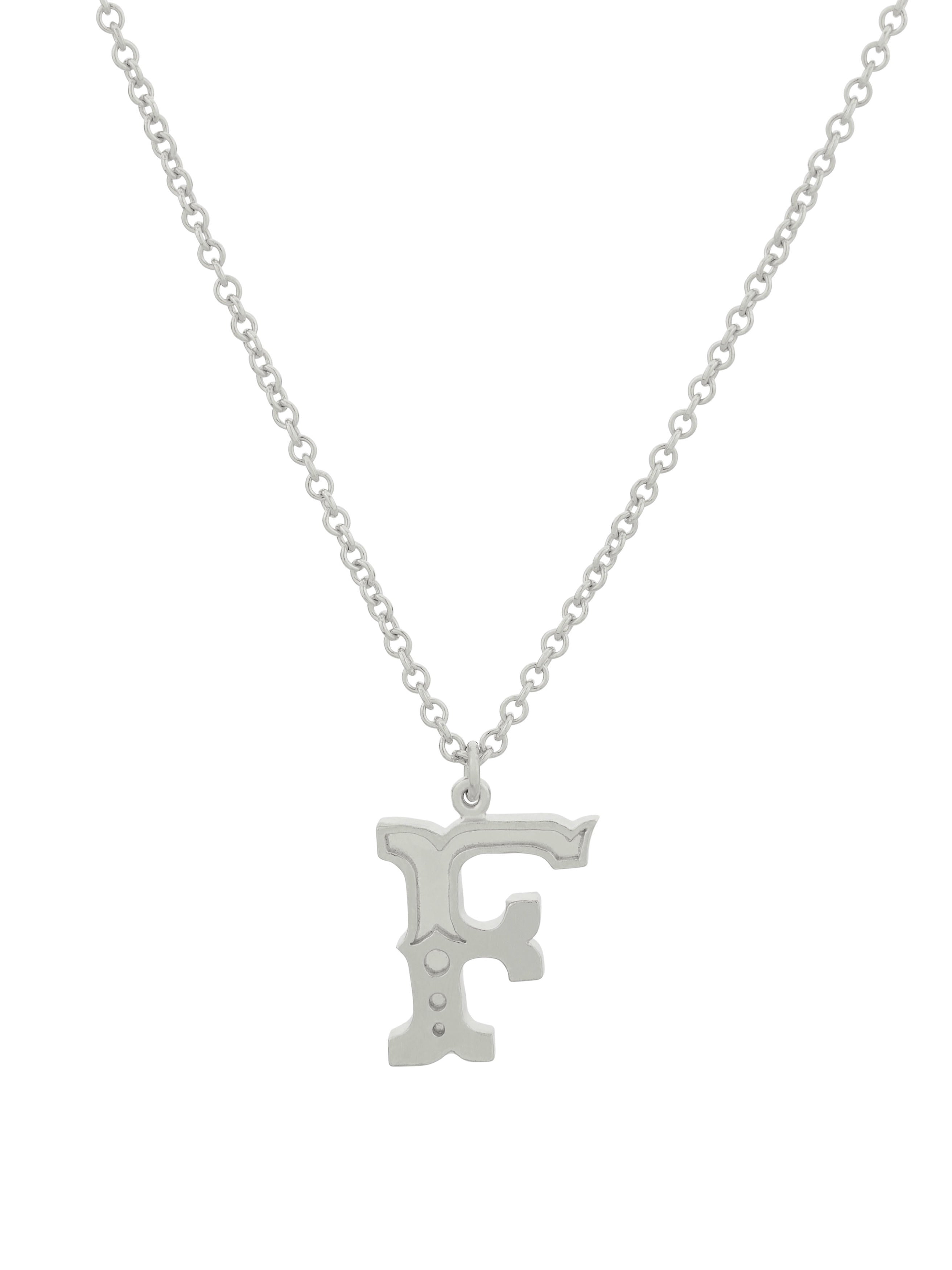 Just My Type Letter G Necklace - image 6 | silver