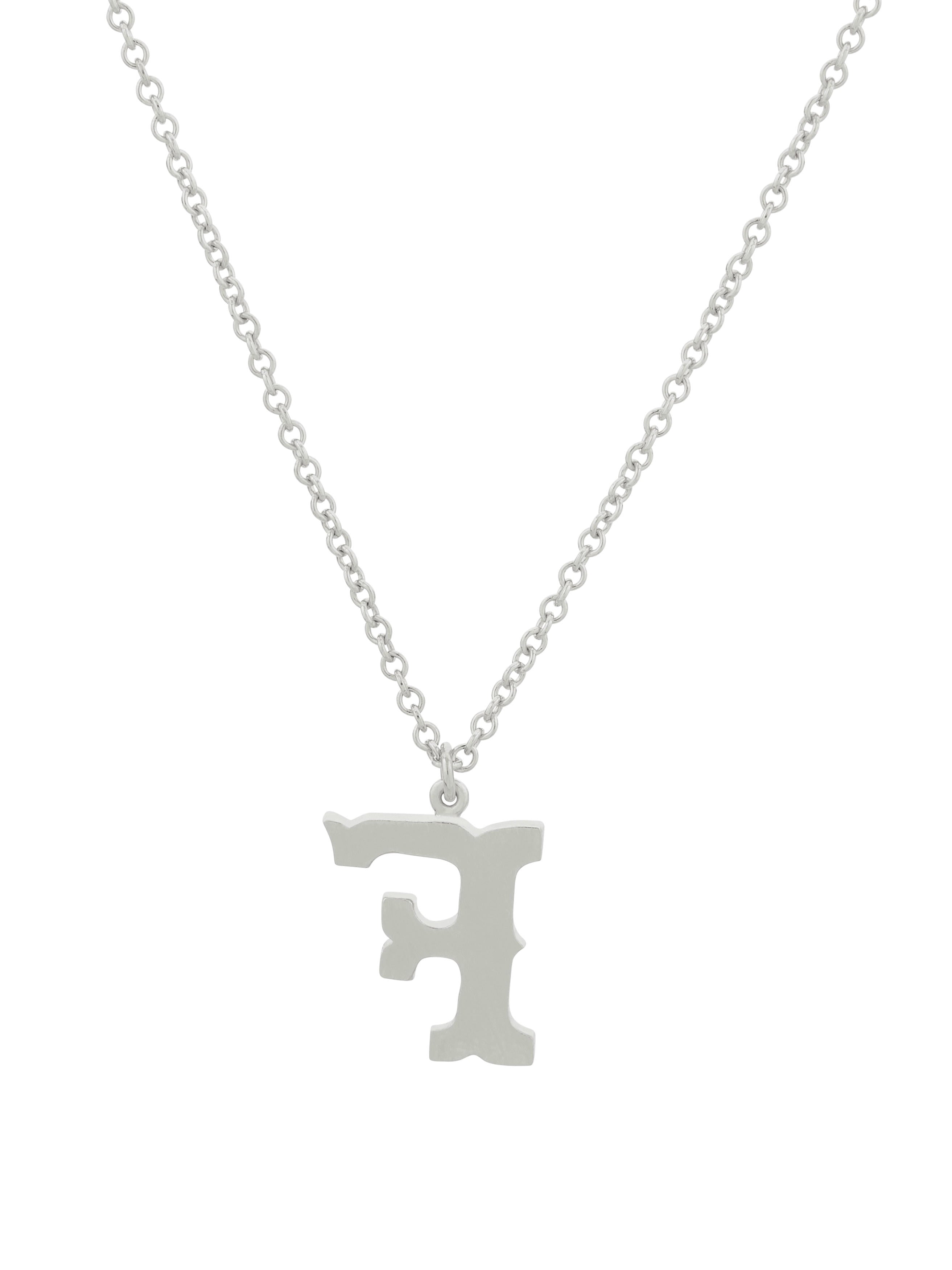 Just My Type Letter G Necklace - image 8 | silver
