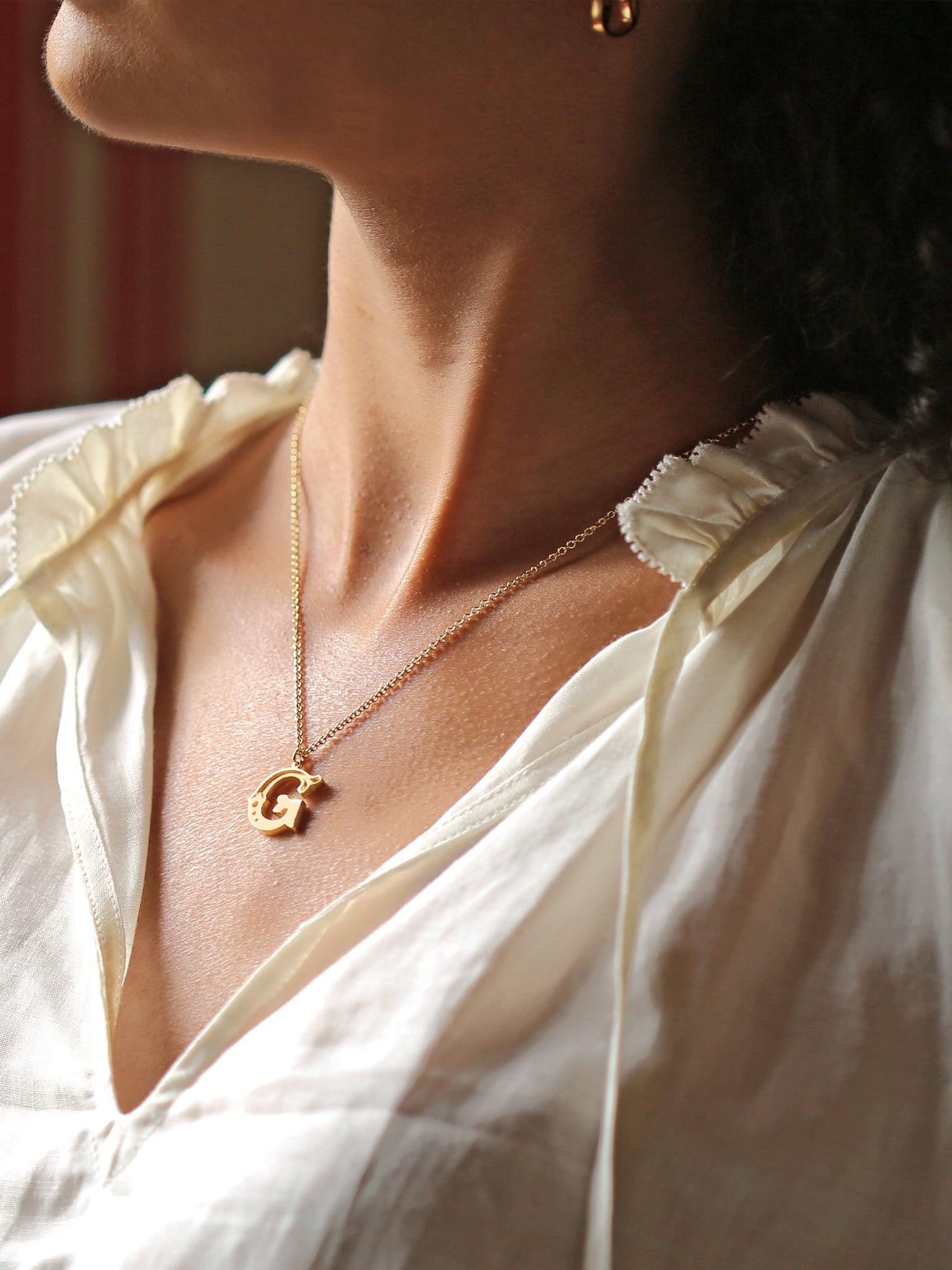 Just my Type Letter G Necklace - image 2