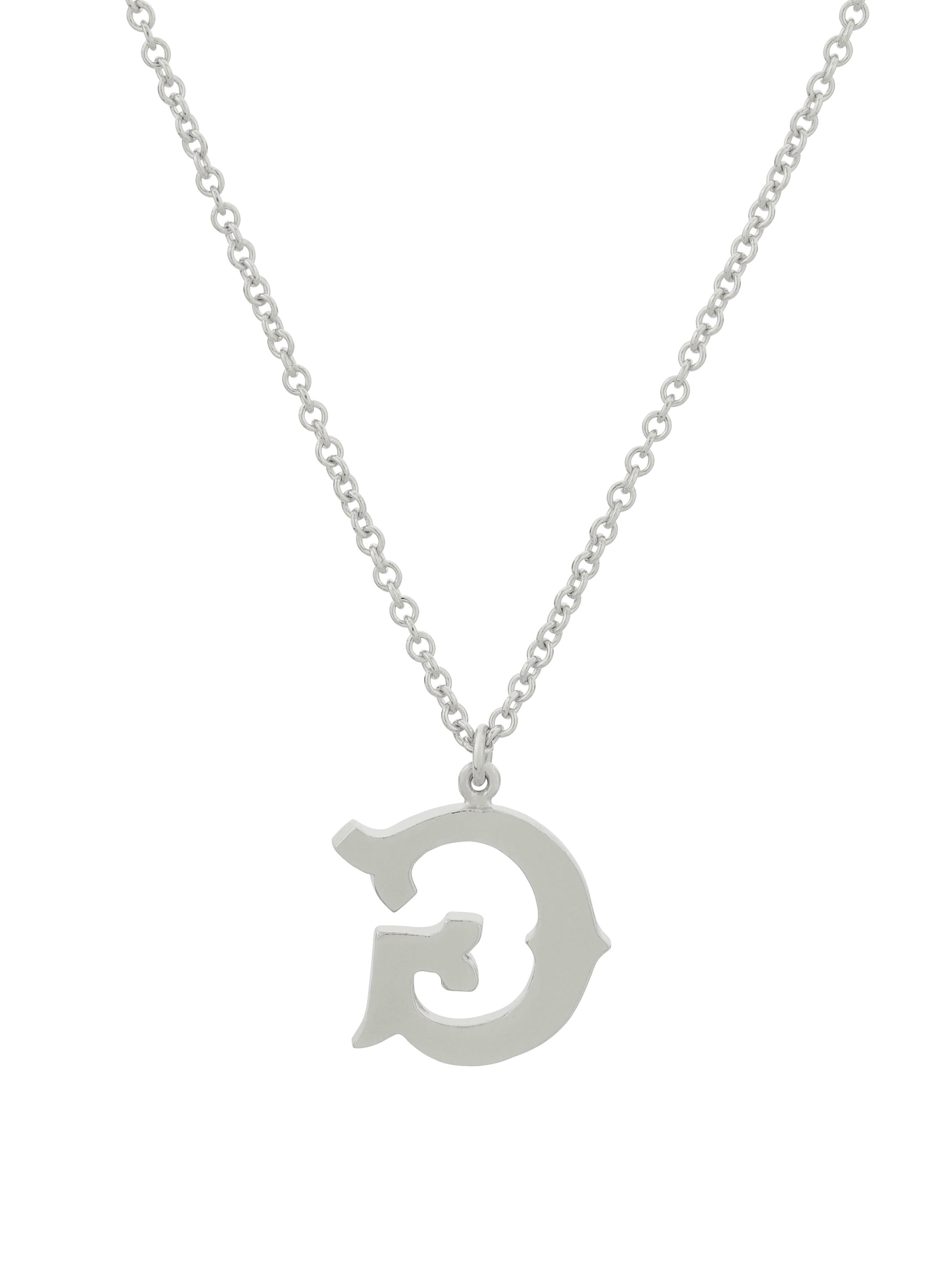 Just my Type Letter G Necklace - image 8 | silver