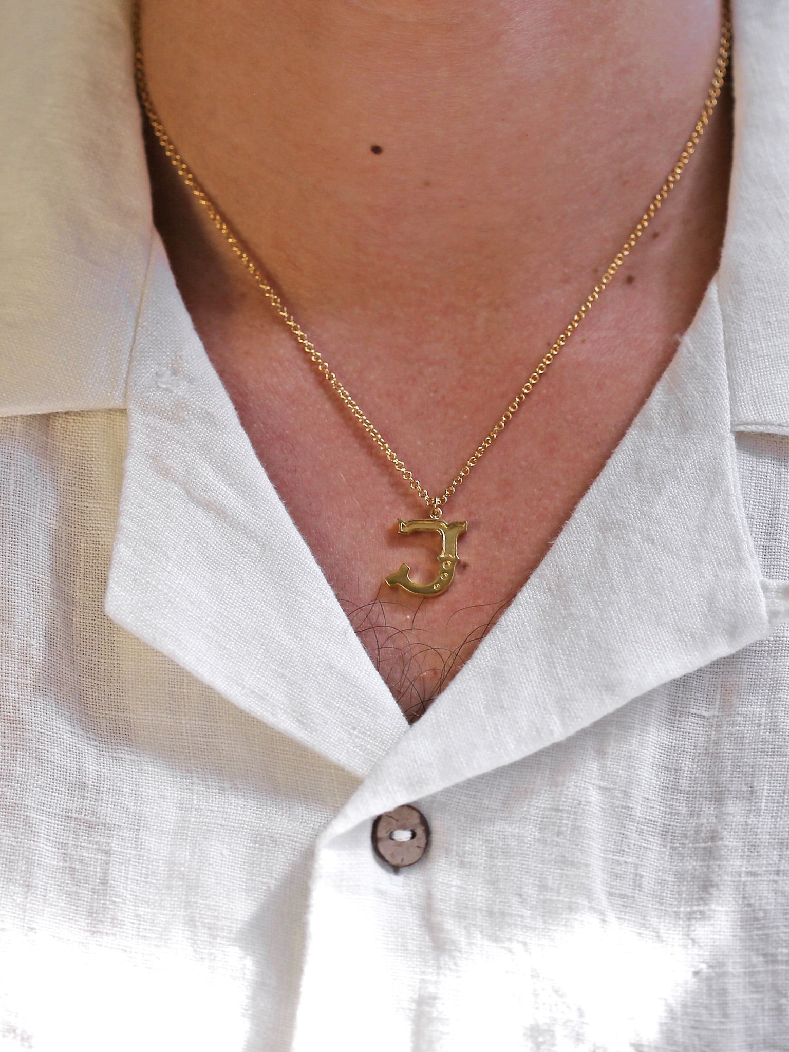 Just My Type Letter J Necklace - image 3