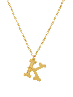 Just My Type Letter K Necklace