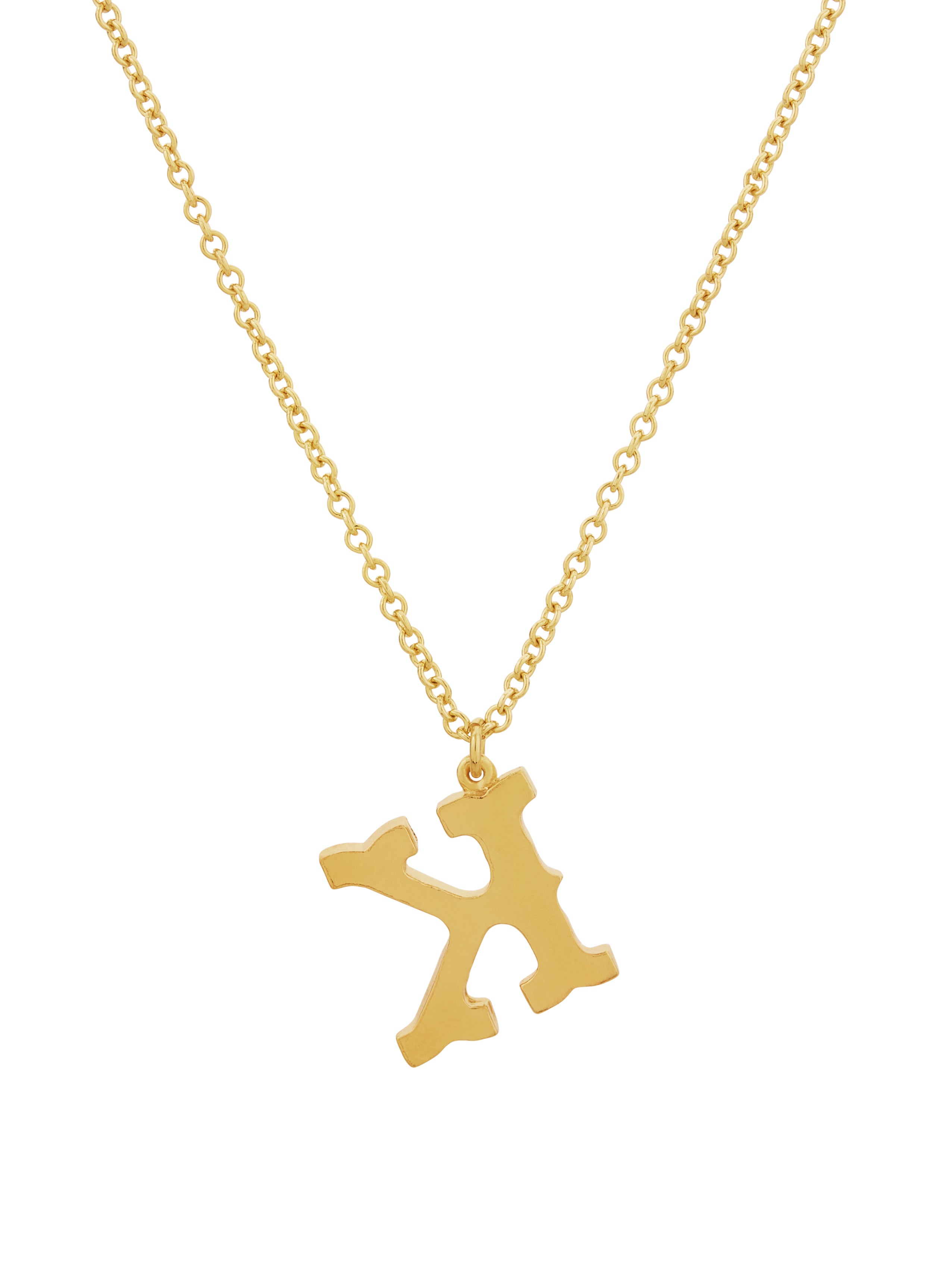 Just My Type Letter K Necklace - image 5 | gold plate