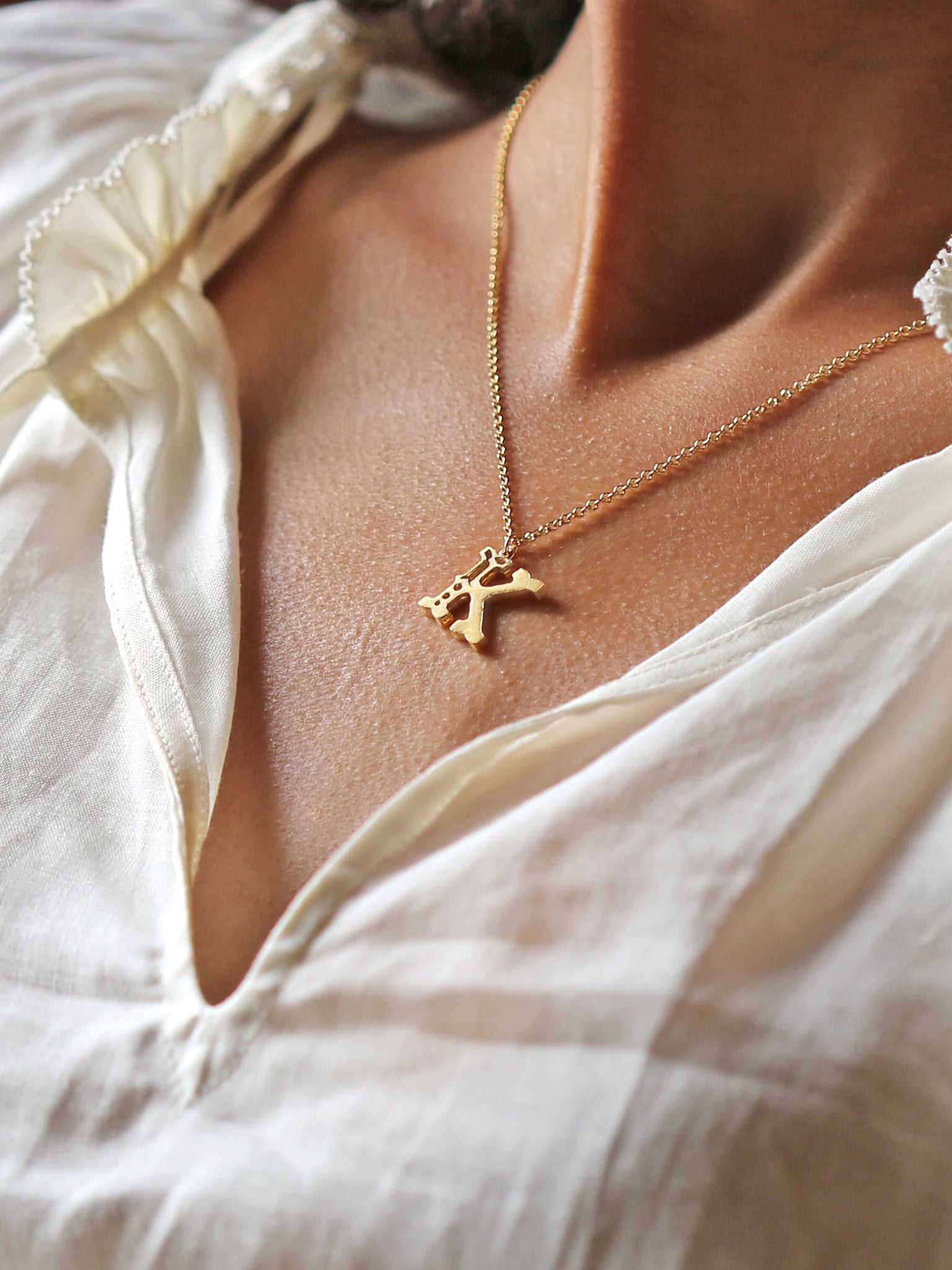 Just My Type Letter K Necklace - image 2