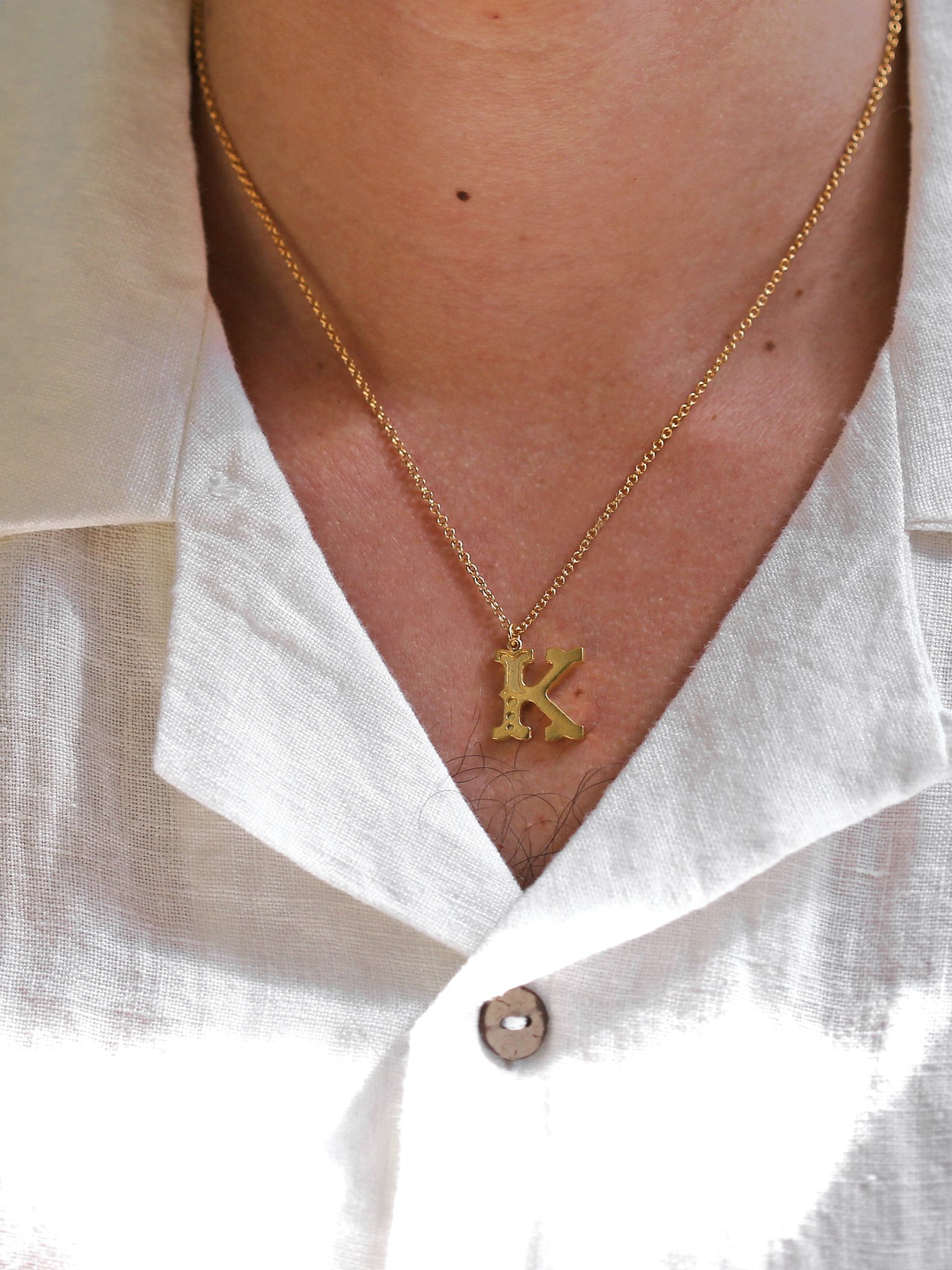 Just My Type Letter K Necklace - image 3