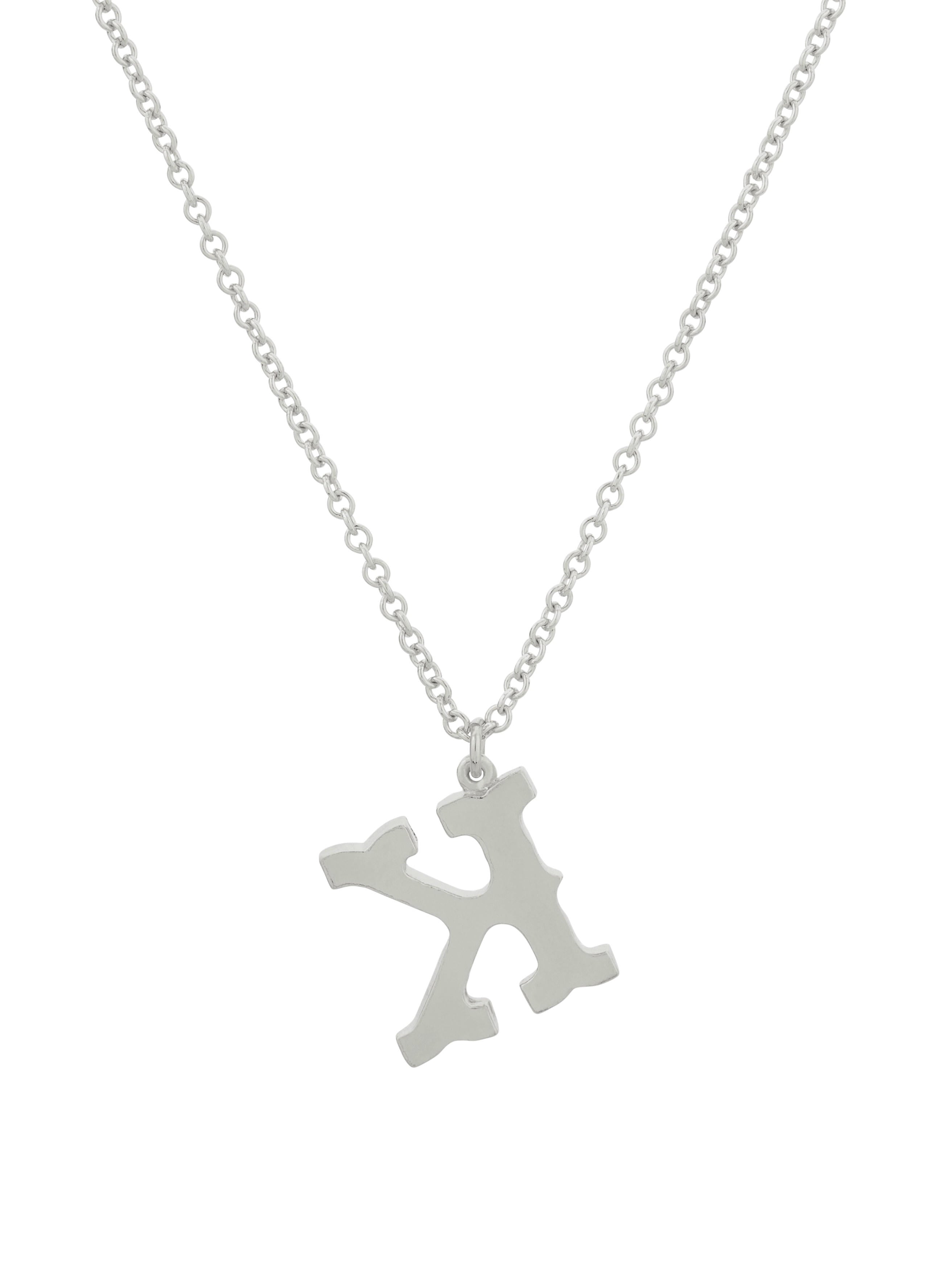 Just My Type Letter K Necklace - image 8 | silver