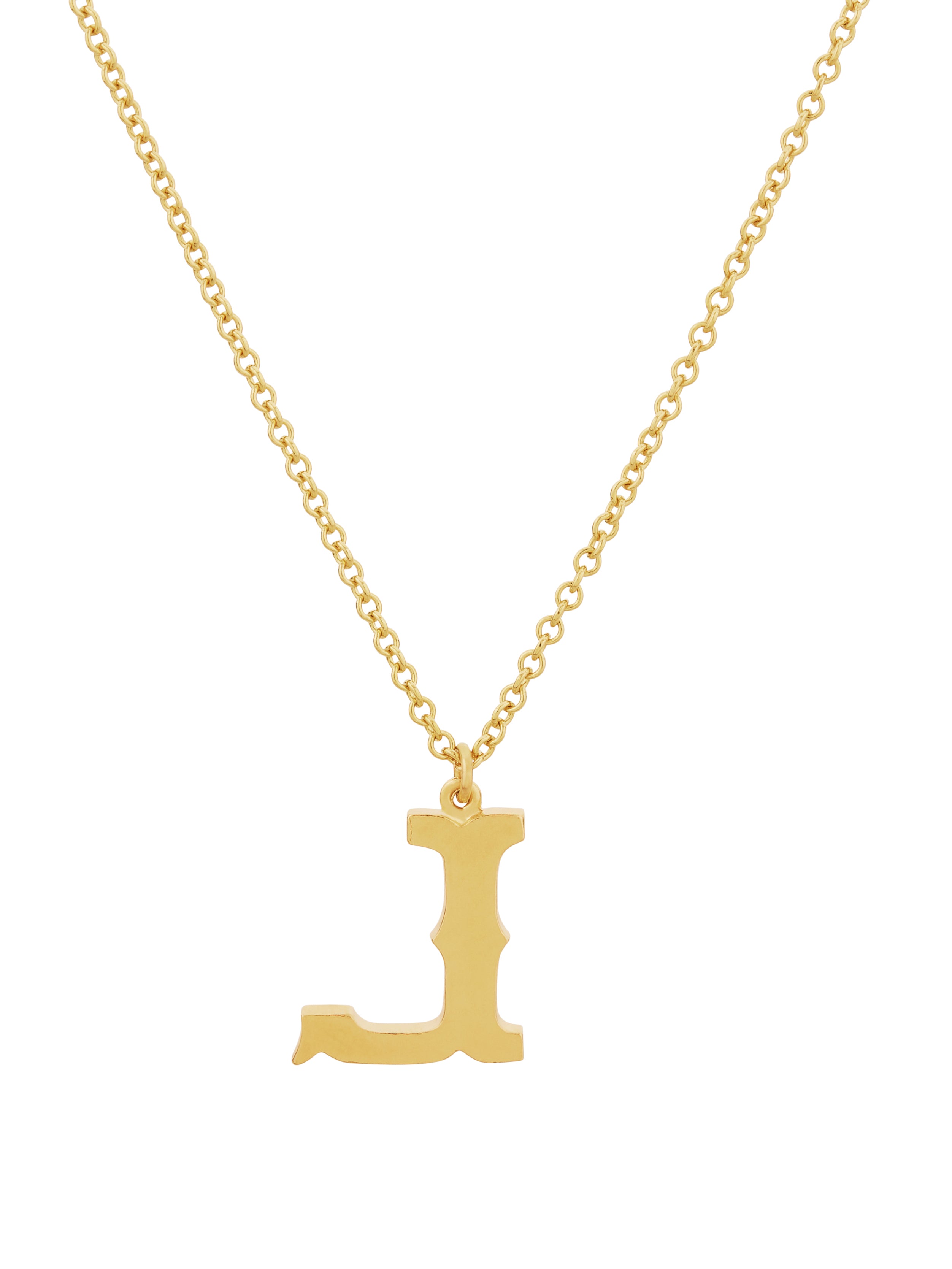 Just My Type Letter L Necklace - image 5 | gold plate