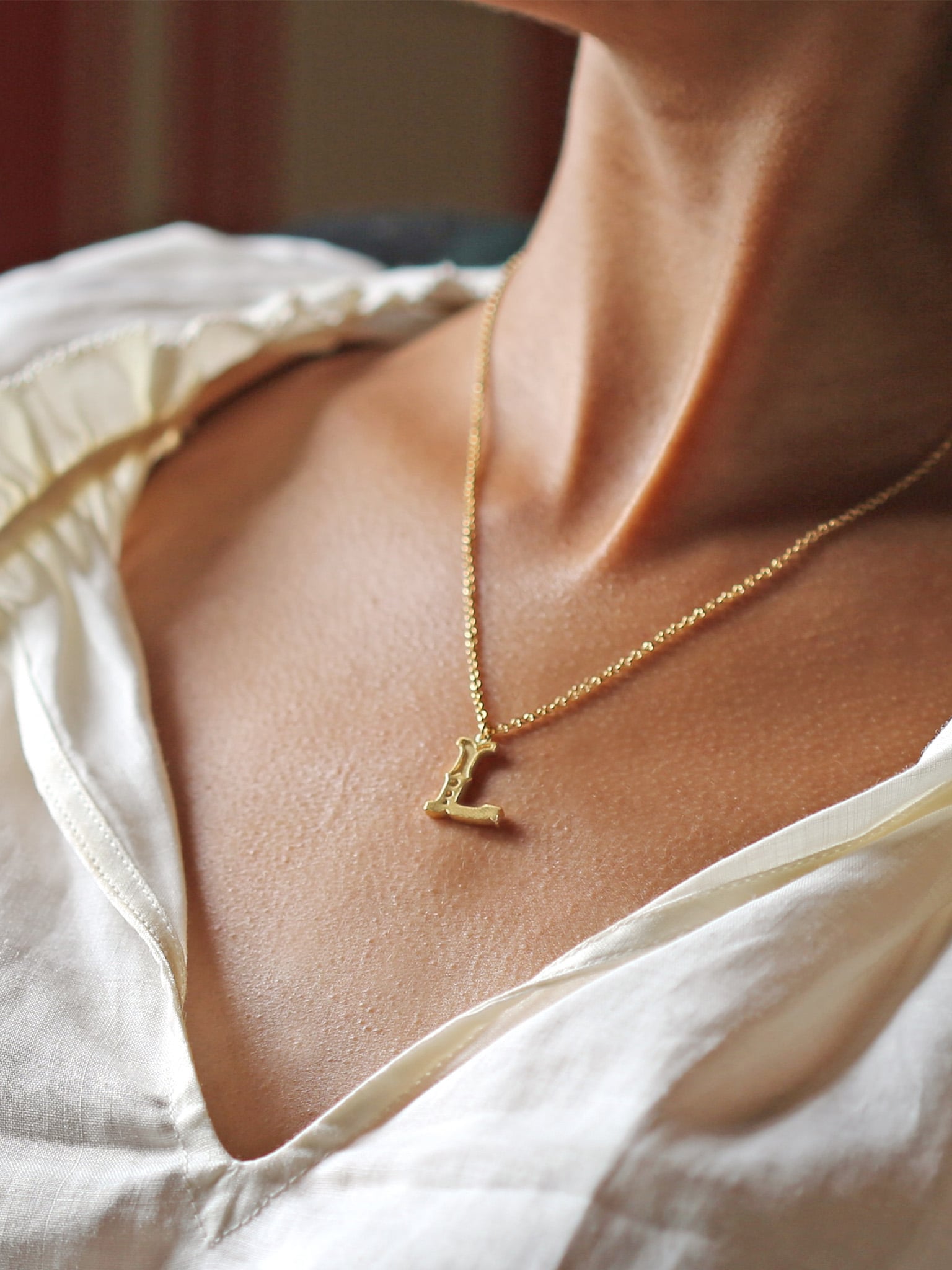 Just My Type Letter L Necklace - image 2