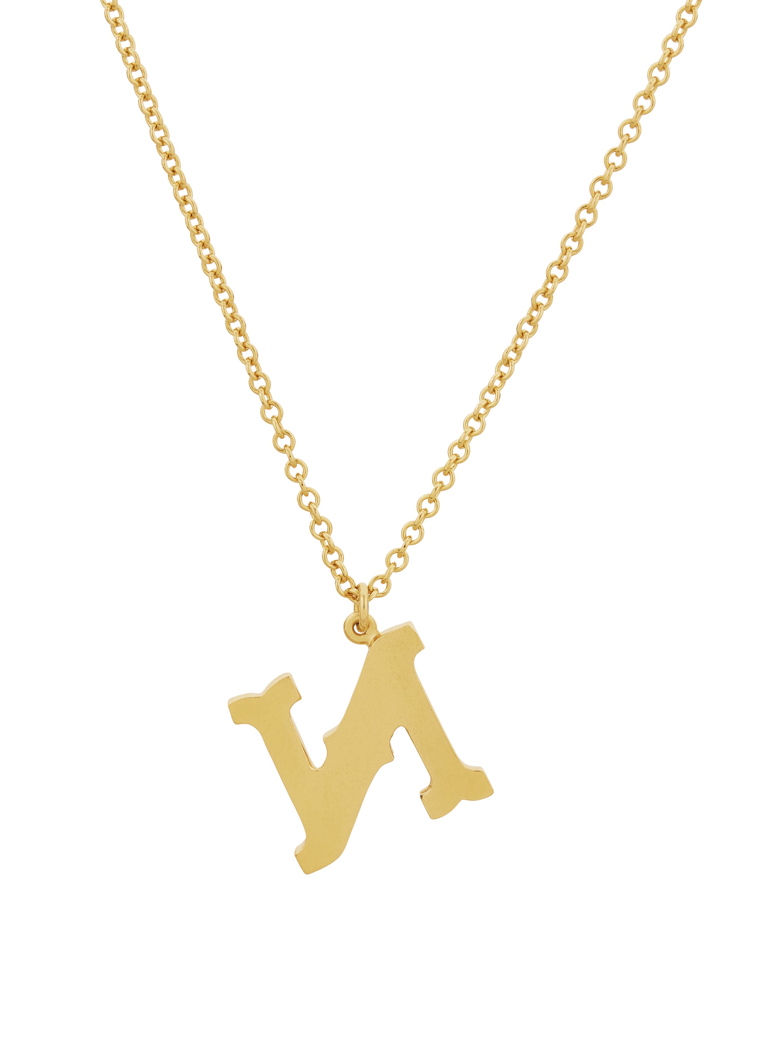 Just My Type Letter N Necklace - image 5 | gold plate