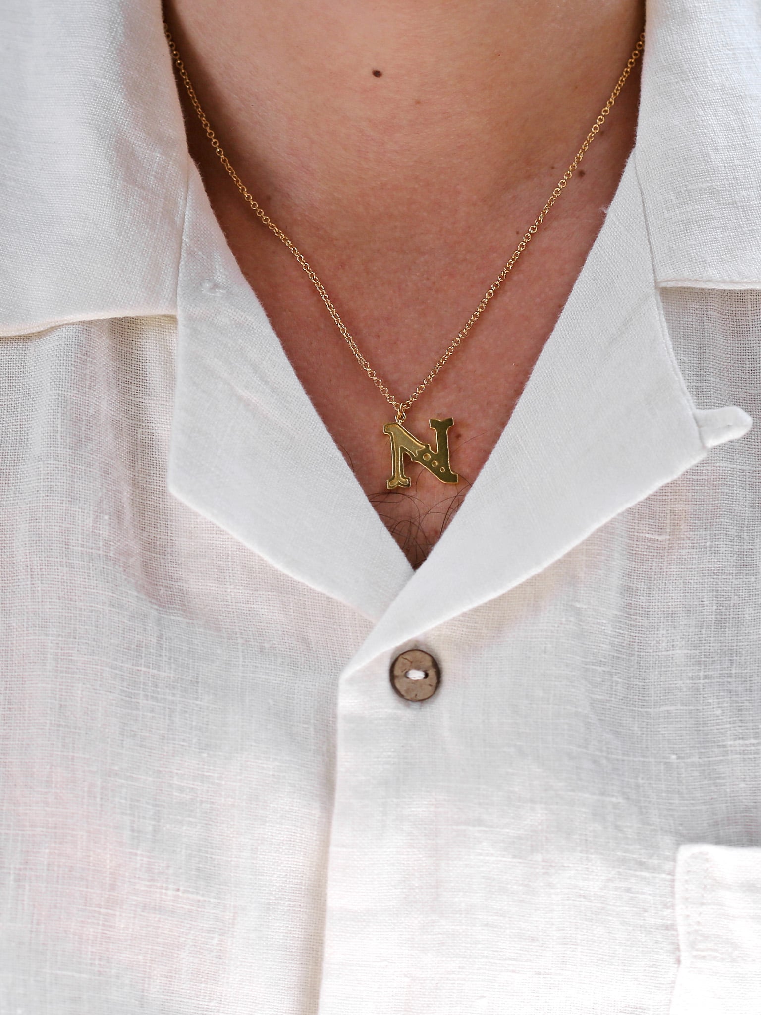 Just My Type Letter N Necklace - image 3
