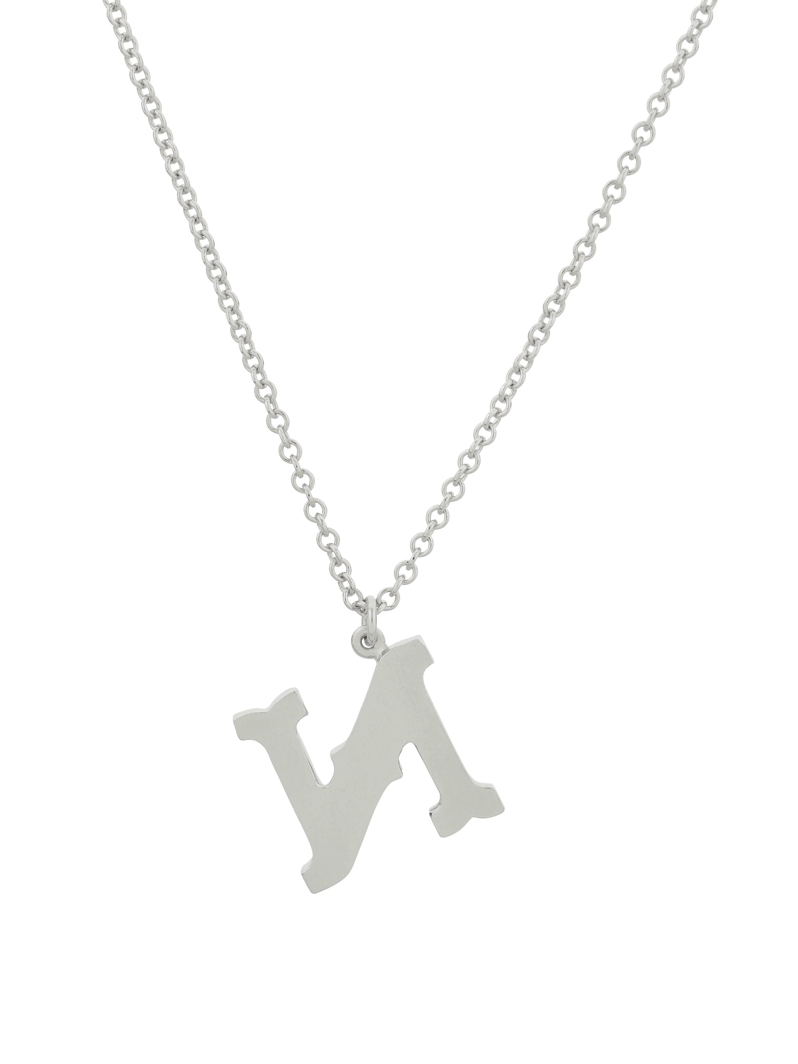 Just My Type Letter N Necklace - image 8 | silver