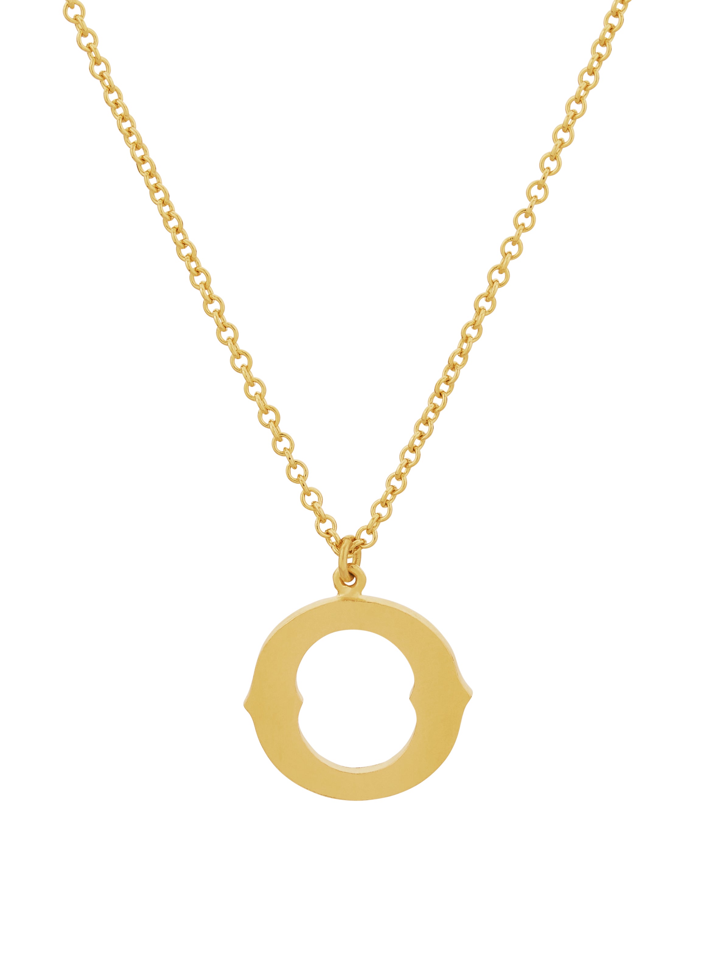 Just My Type Letter P Necklace - image 5 | gold plate