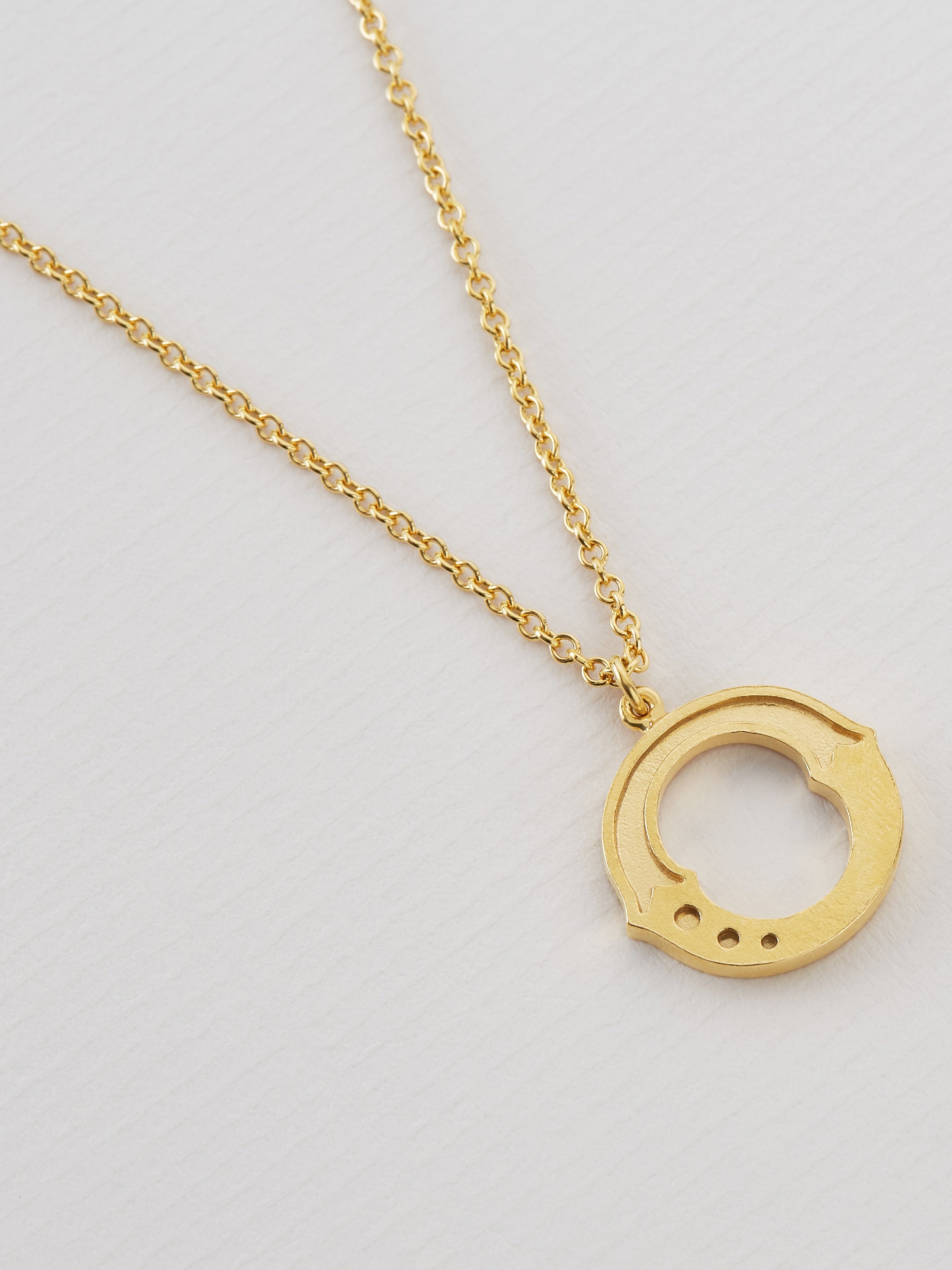 Just My Type Letter P Necklace - image 4 | gold plate