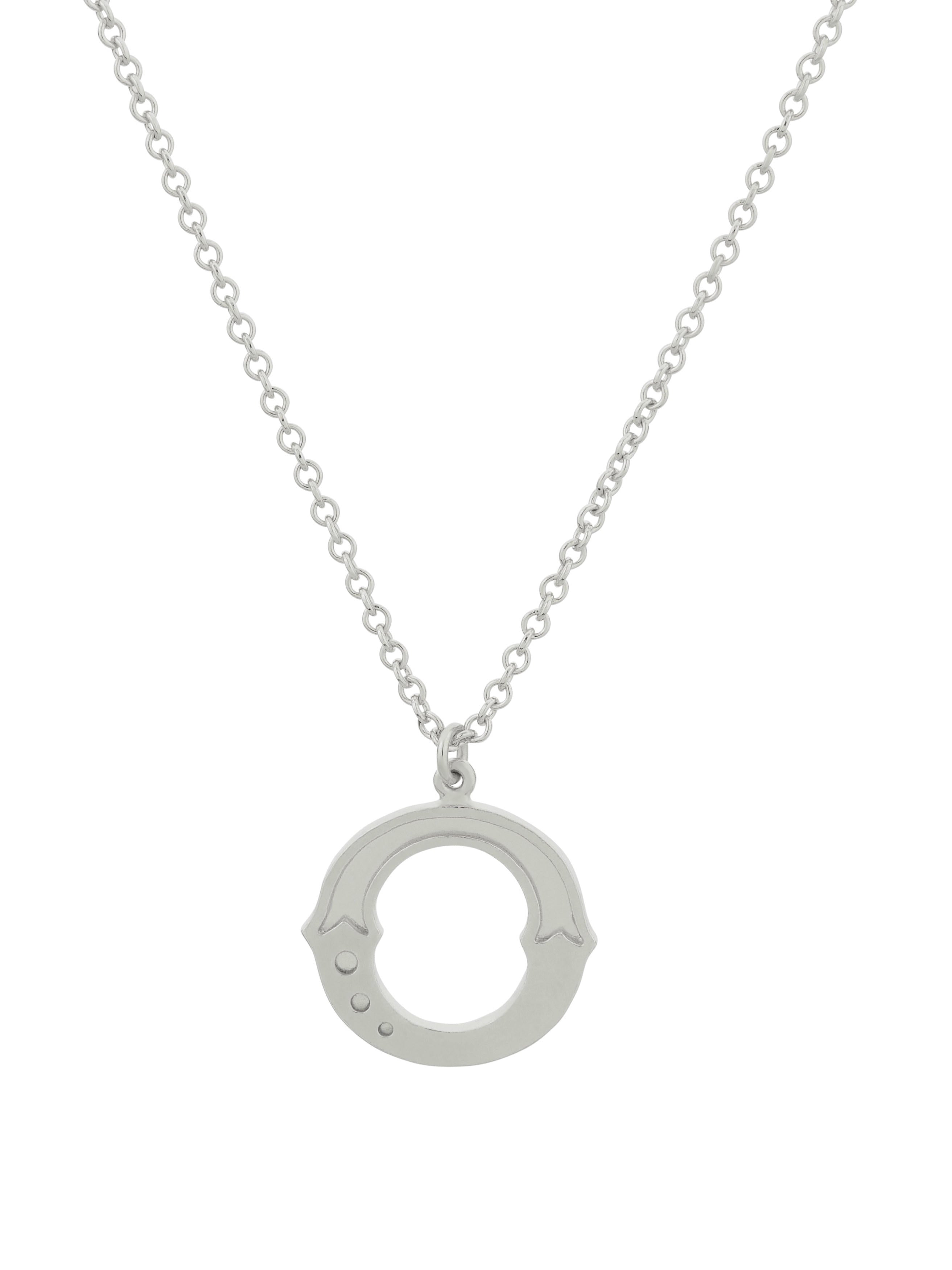 Just My Type Letter P Necklace - image 6 | silver
