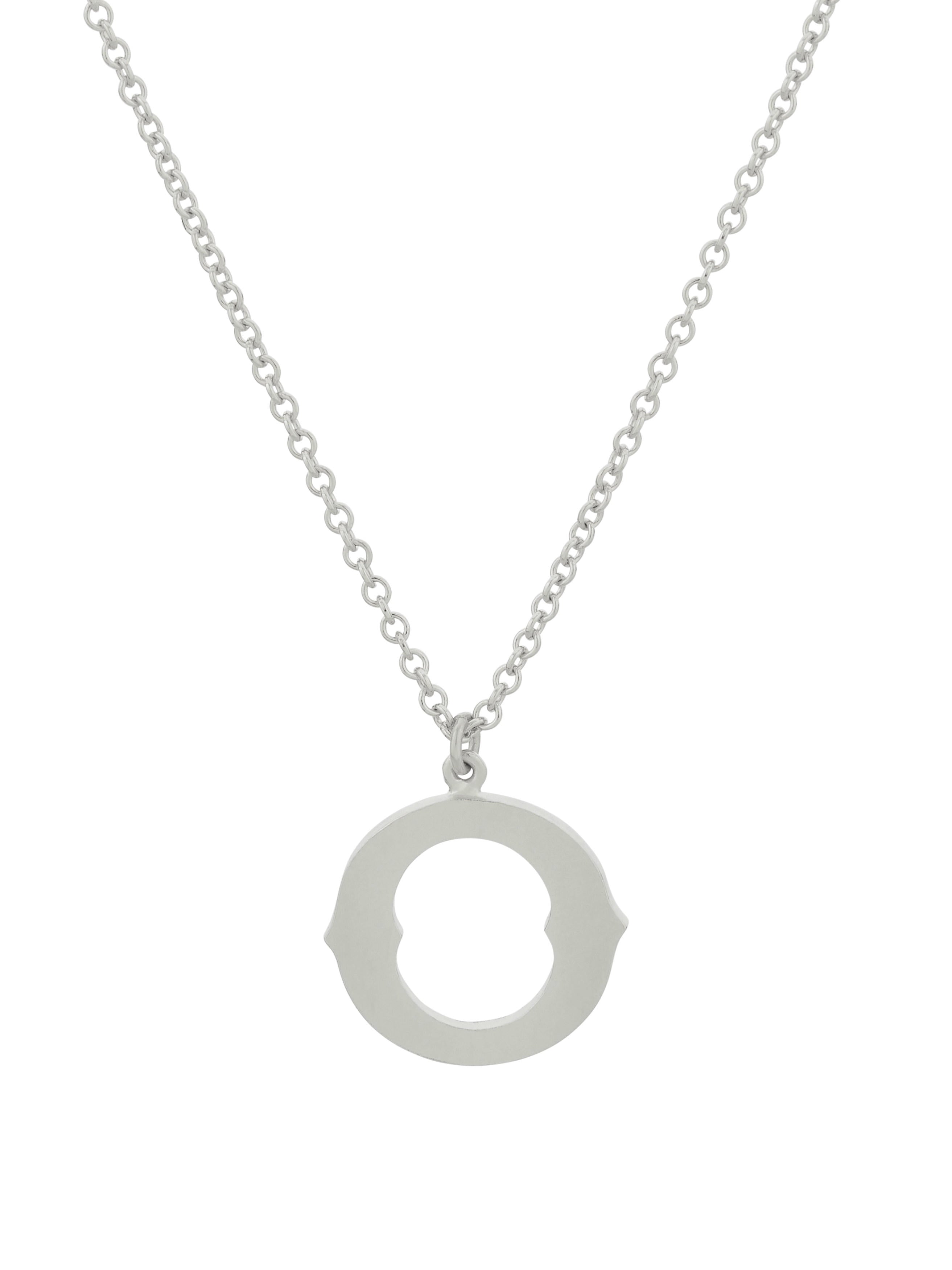 Just My Type Letter P Necklace - image 8 | silver