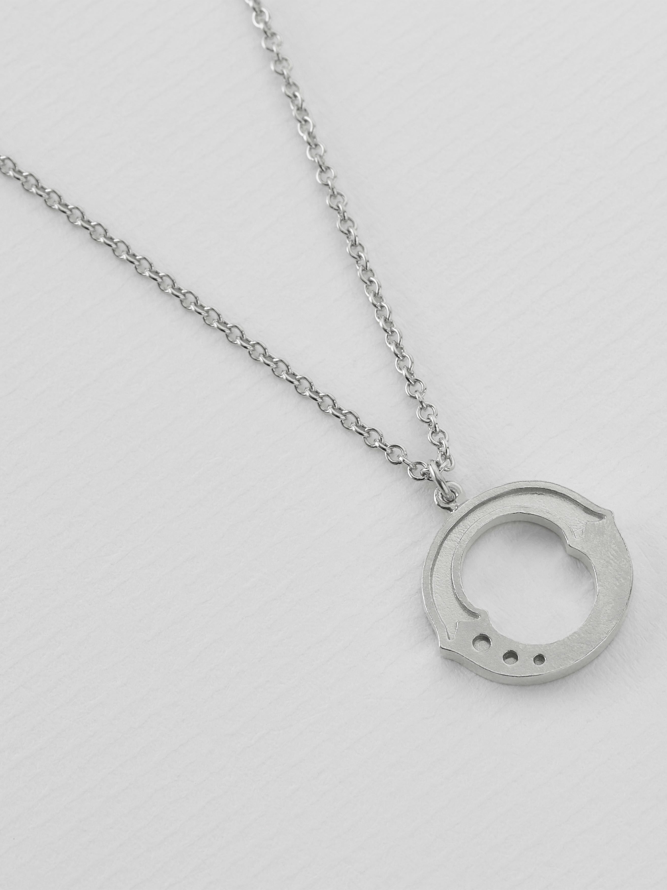 Just My Type Letter P Necklace - image 7 | silver