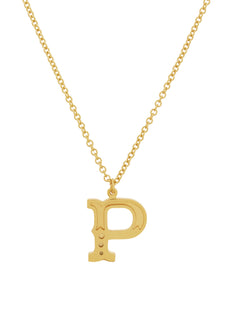Just My Type Letter P Necklace