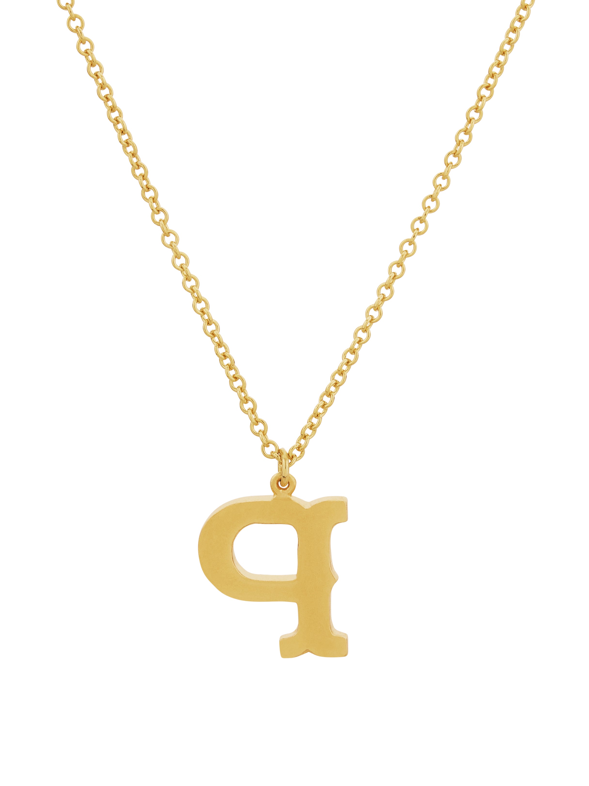 Just My Type Letter P Necklace - image 5 | gold plate