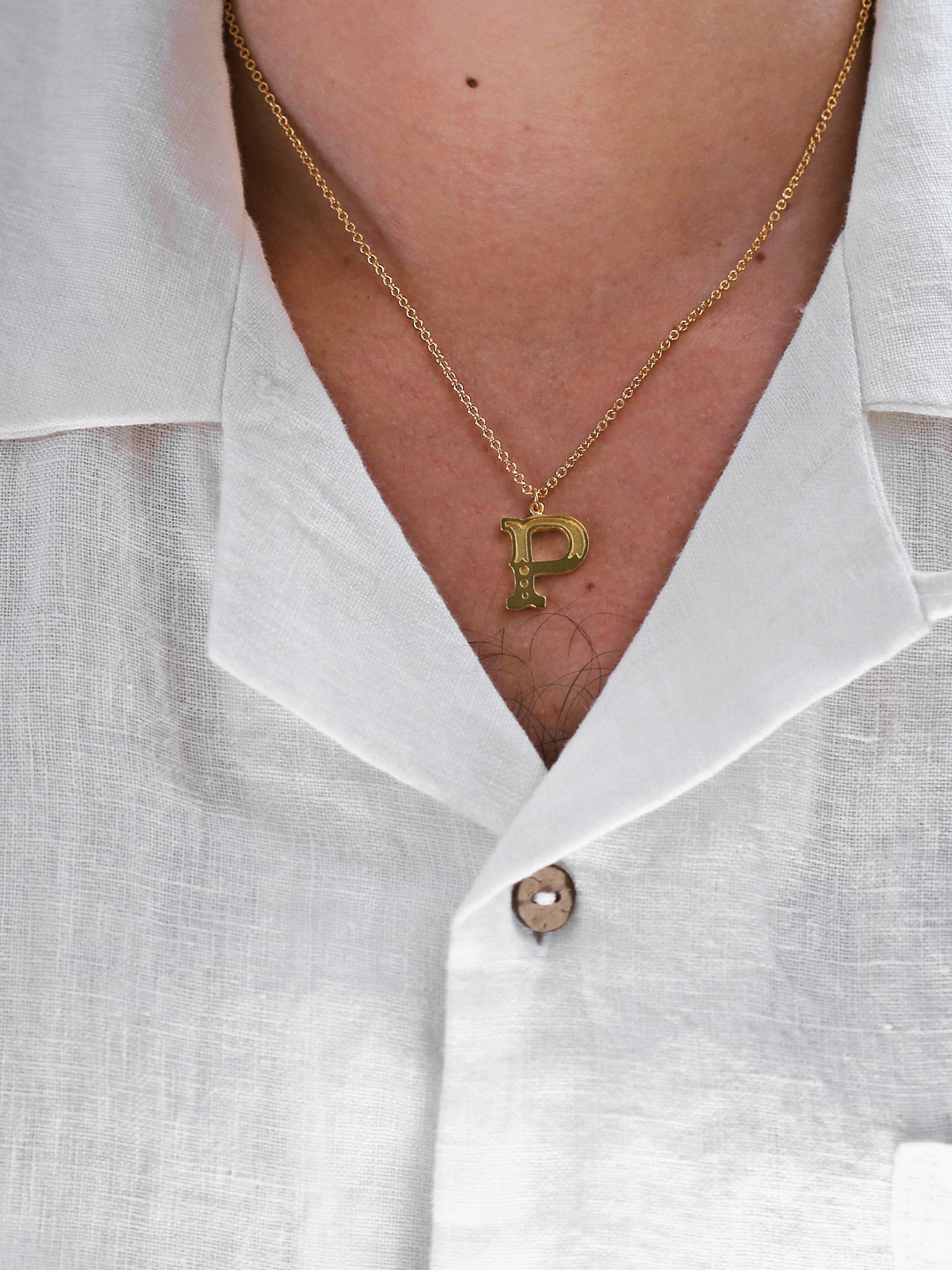 Just My Type Letter P Necklace - image 3