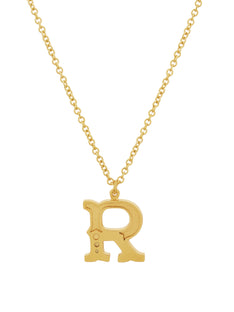 Just My Type Letter R Necklace