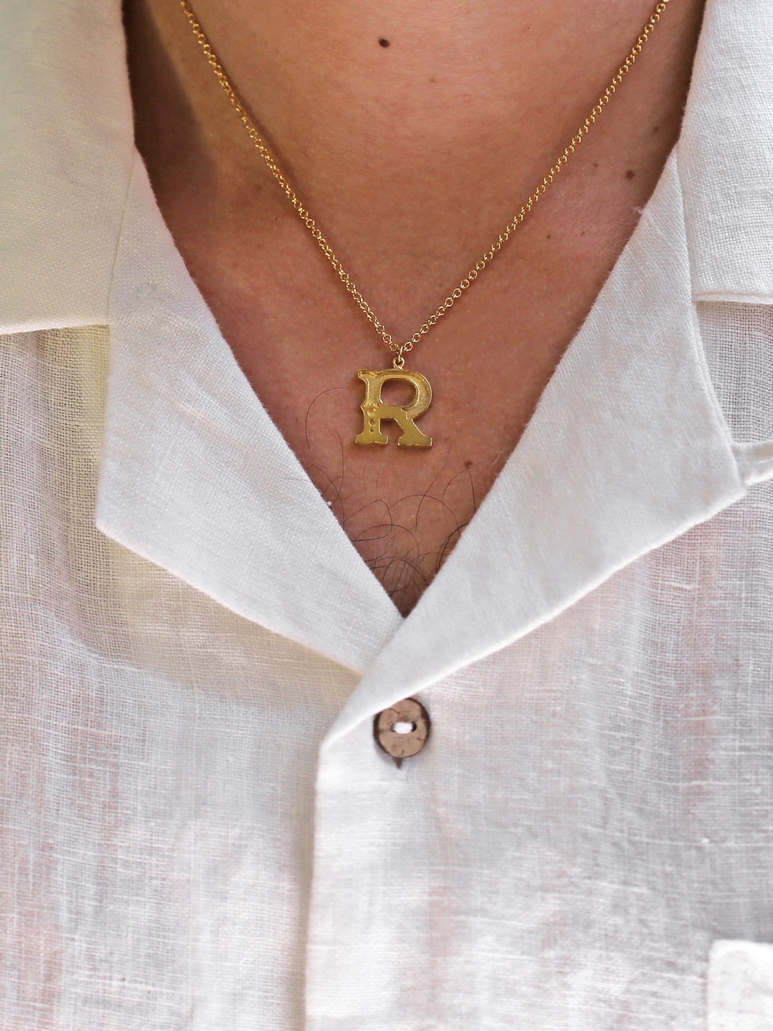 Just My Type Letter R Necklace - image 3
