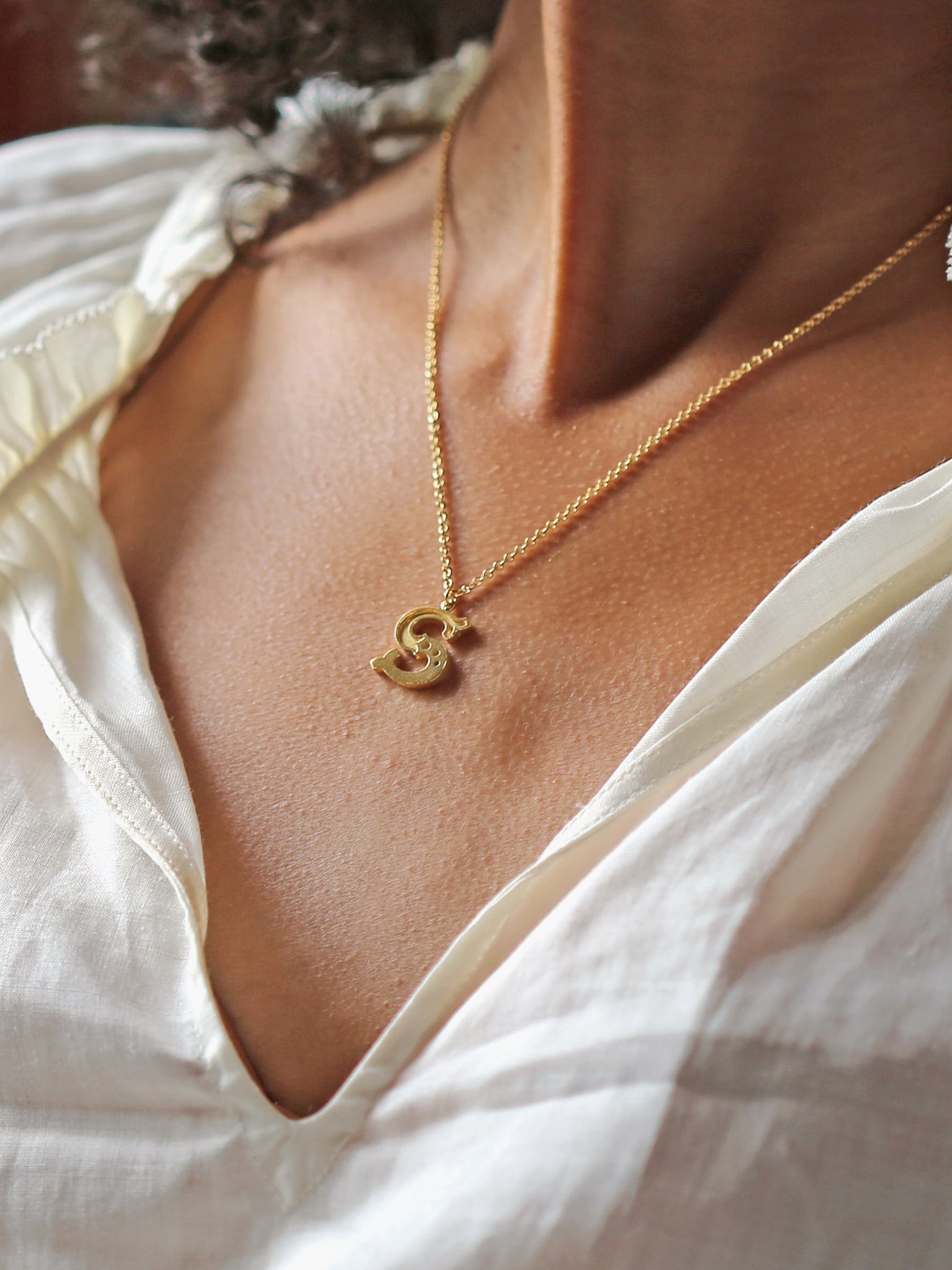 Just My Type Letter S Necklace - image 2
