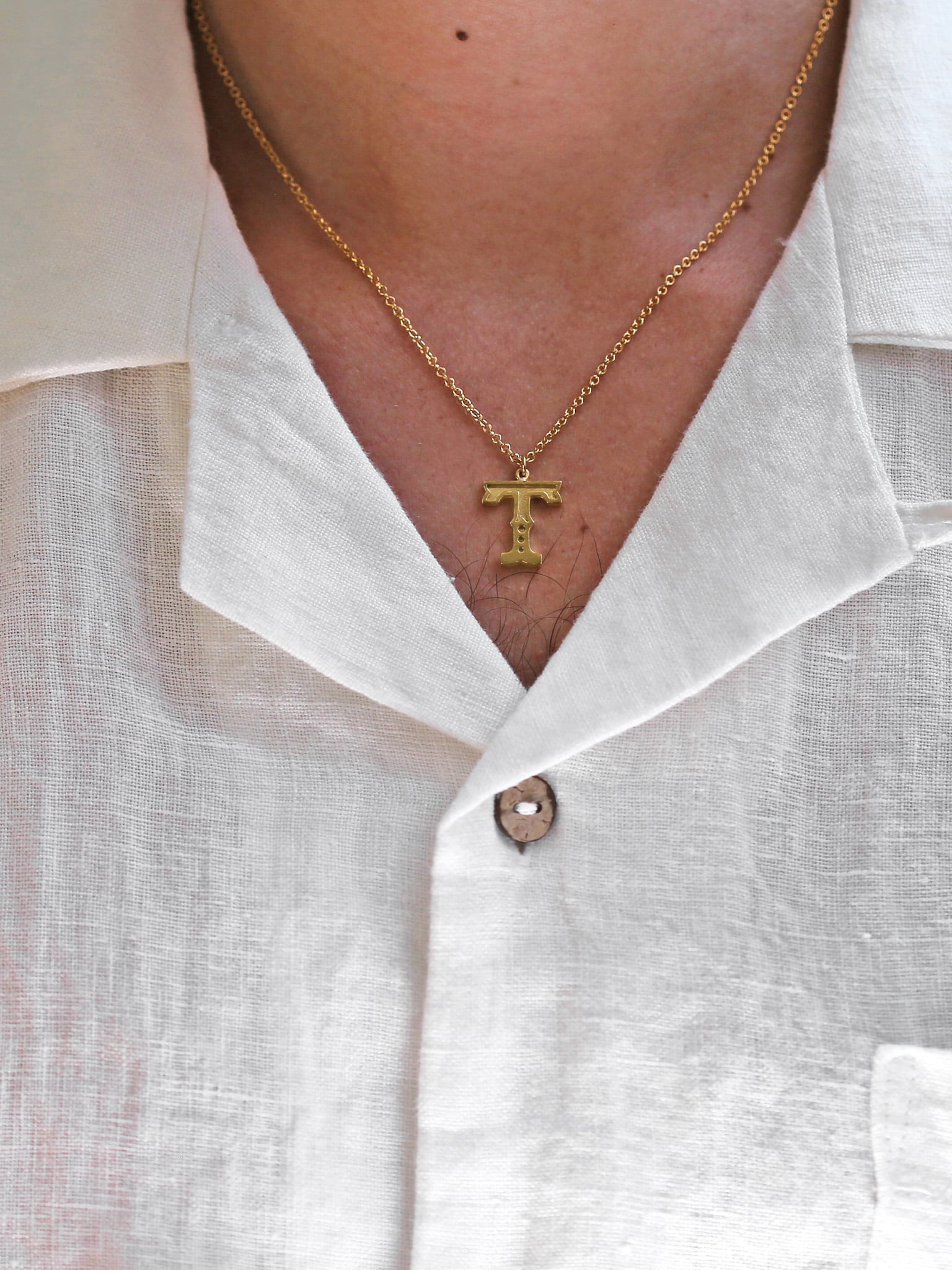 Just My Type Letter T Necklace - image 3