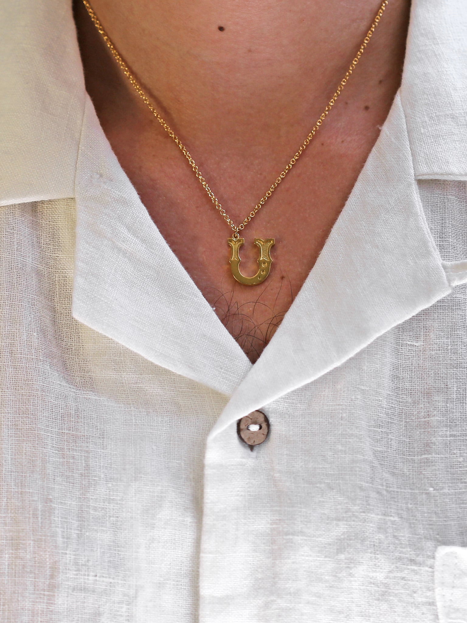 Just My Type Letter U Necklace - image 3