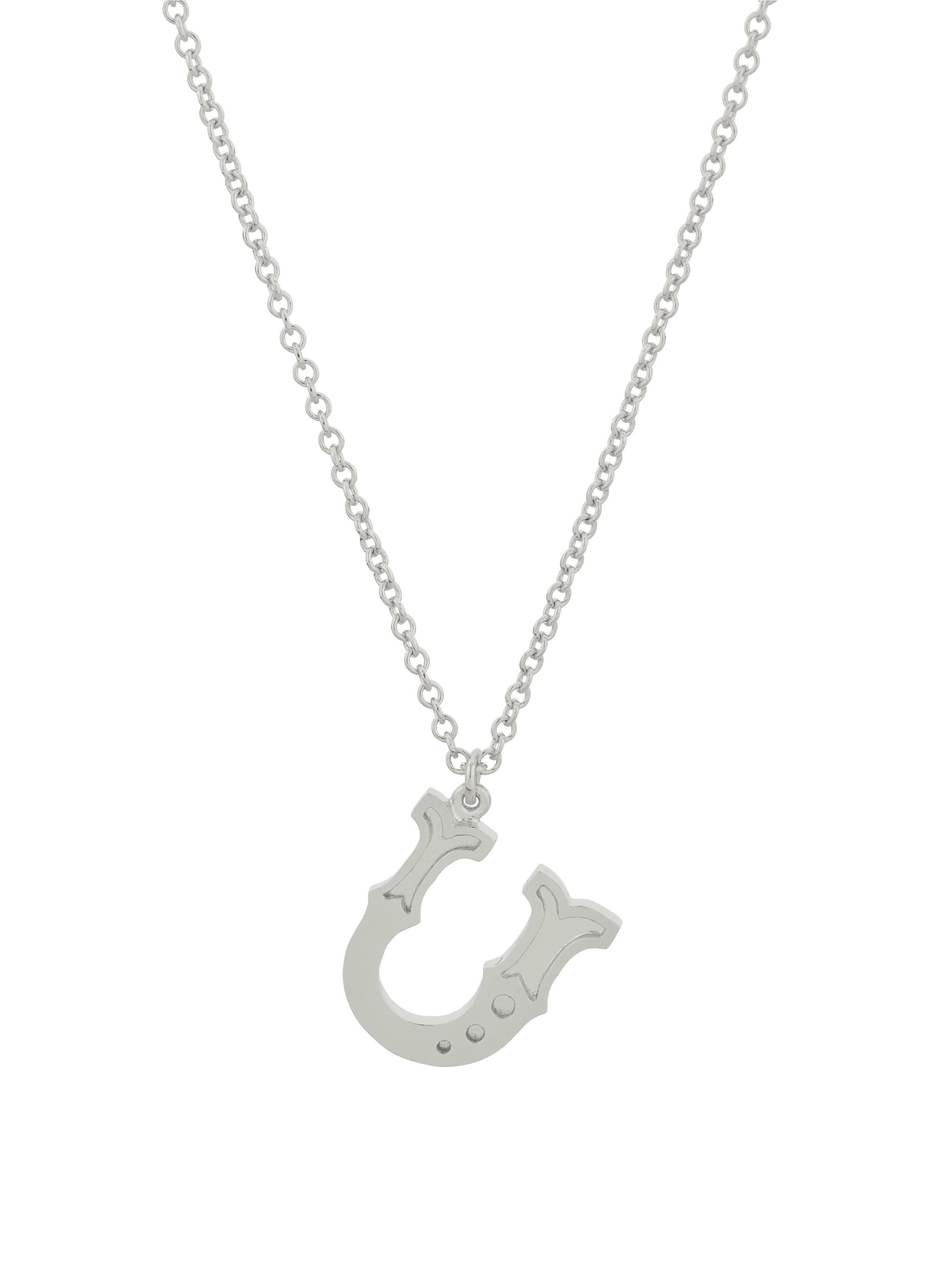 Just My Type Letter U Necklace - image 6 | silver