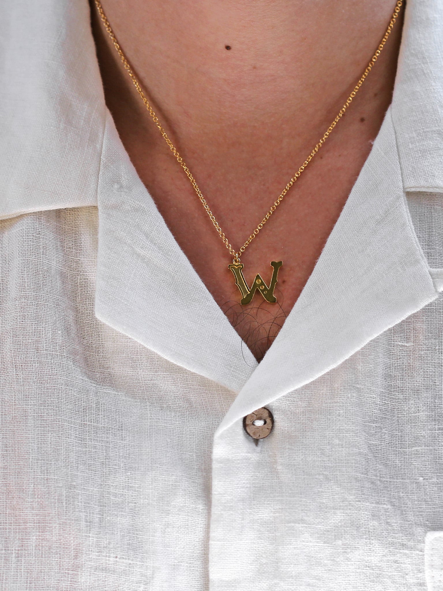 Just My Type Letter W Necklace - image 3
