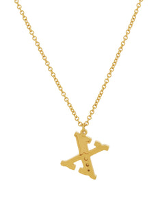 Just My Type Letter X Necklace